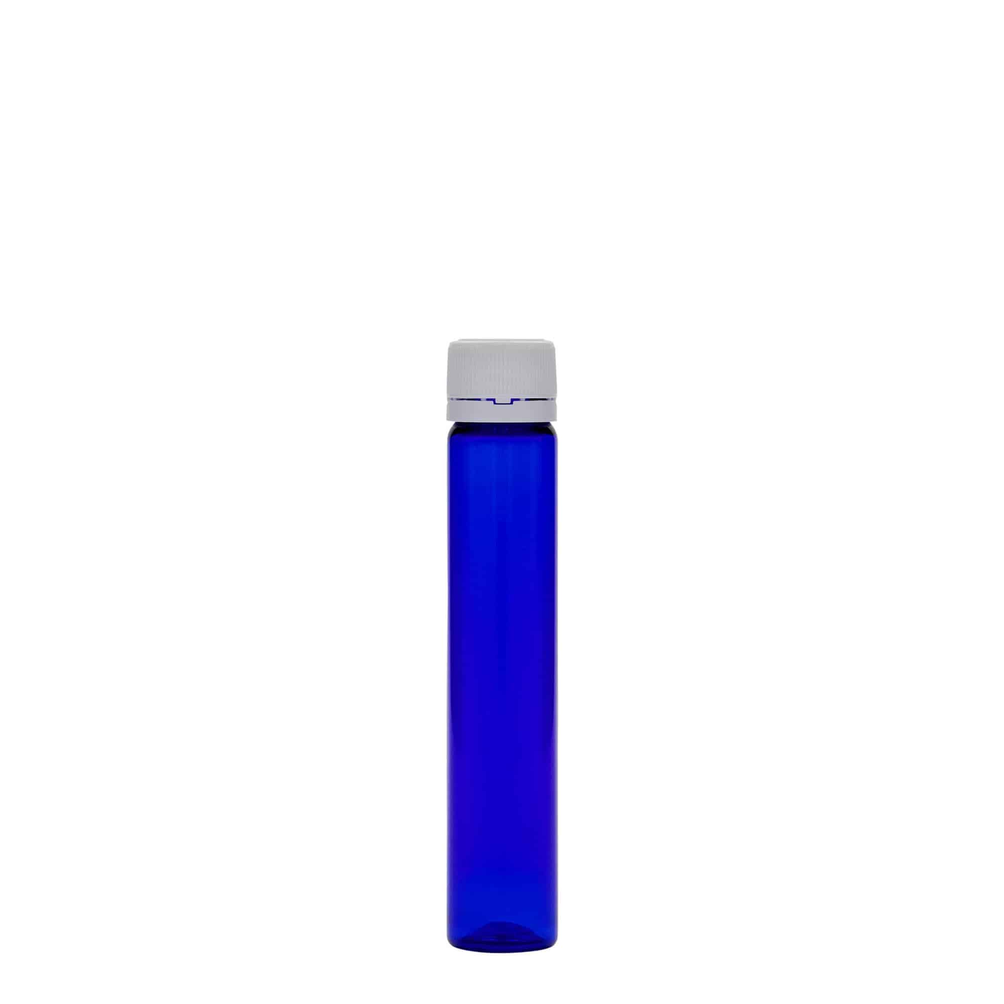 25 ml PET-cevčica, plastika, kraljevsko plava, otvor: navojni zatvarač