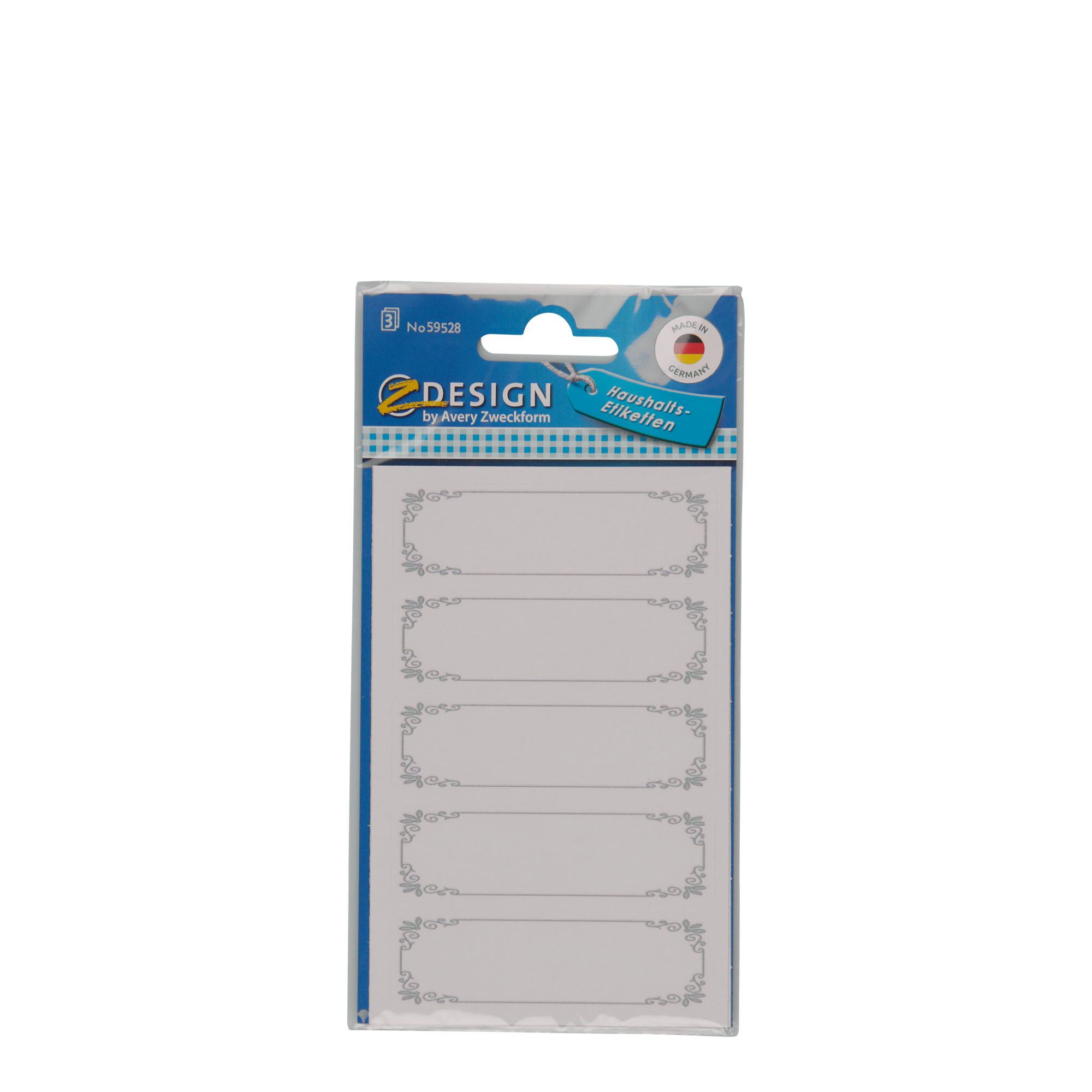 Zweckform etikete „Plavi okvir“, pravougaone, papir, belo-plave
