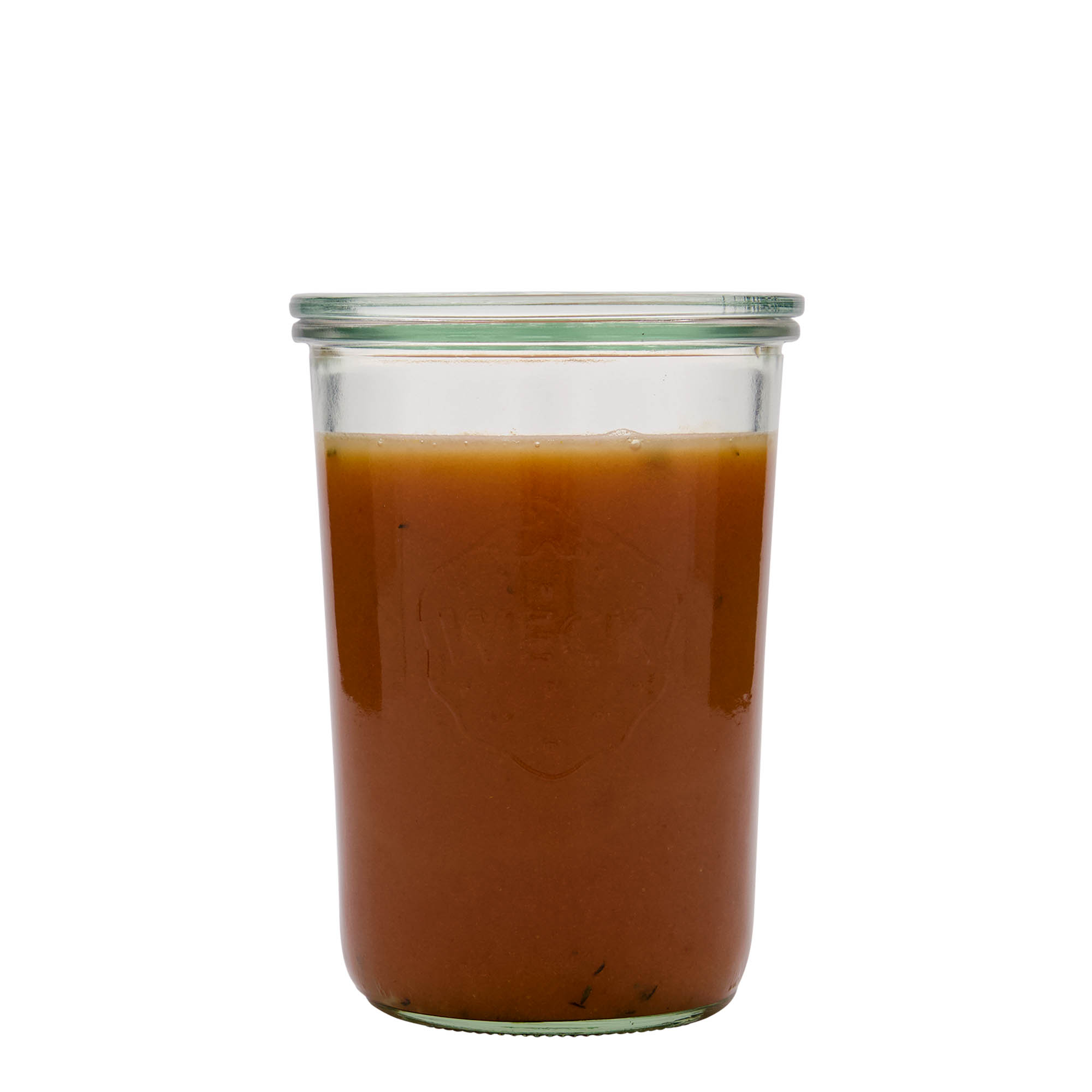 850 ml WECK staklena tegla sa širokim grlom, otvor: okrugli rub 850 ml WECK staklena tegla sa širokim grlom, otvor: okrugli rub