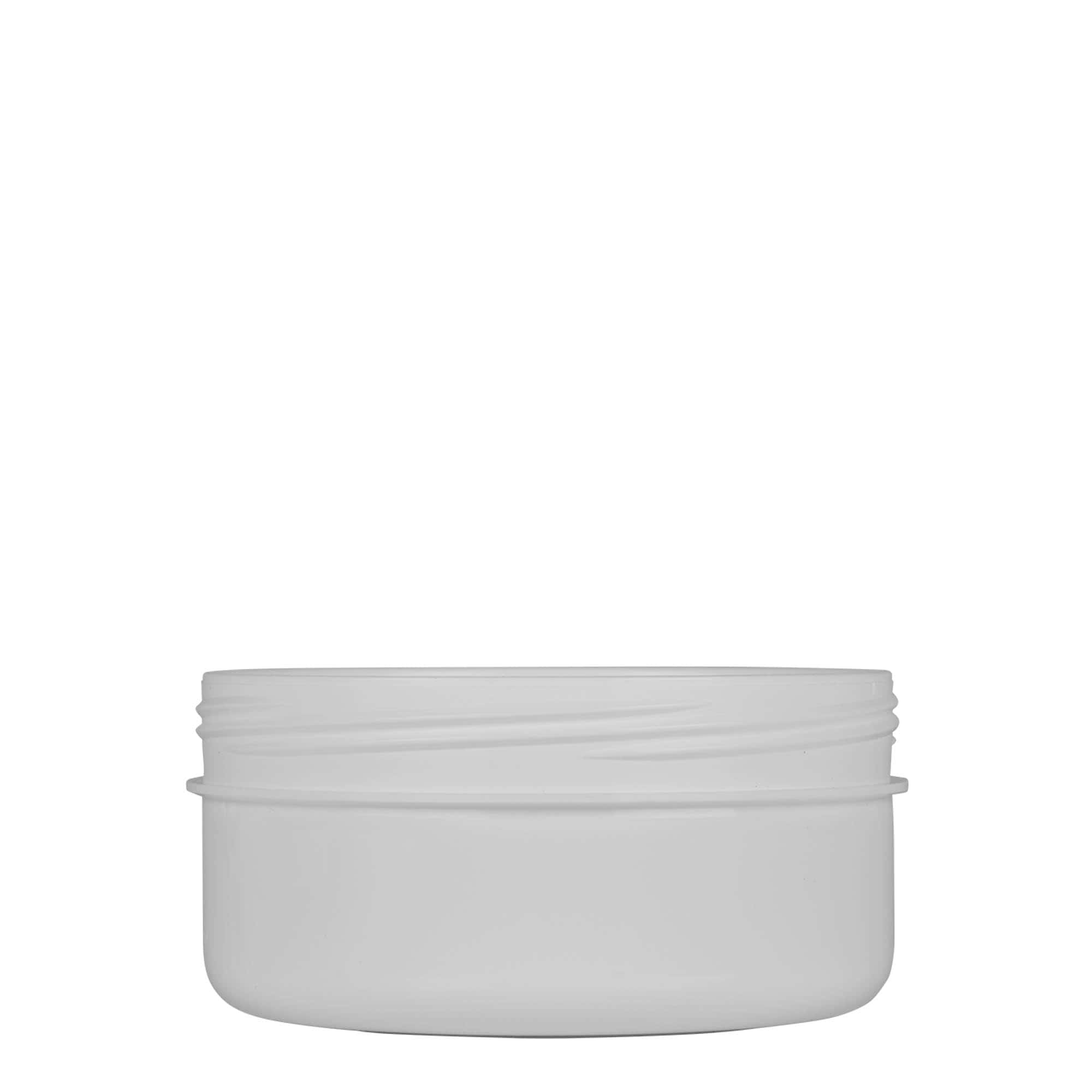 250 ml plastična kutija 'White Line', PP, bela, otvor: navojni poklopac