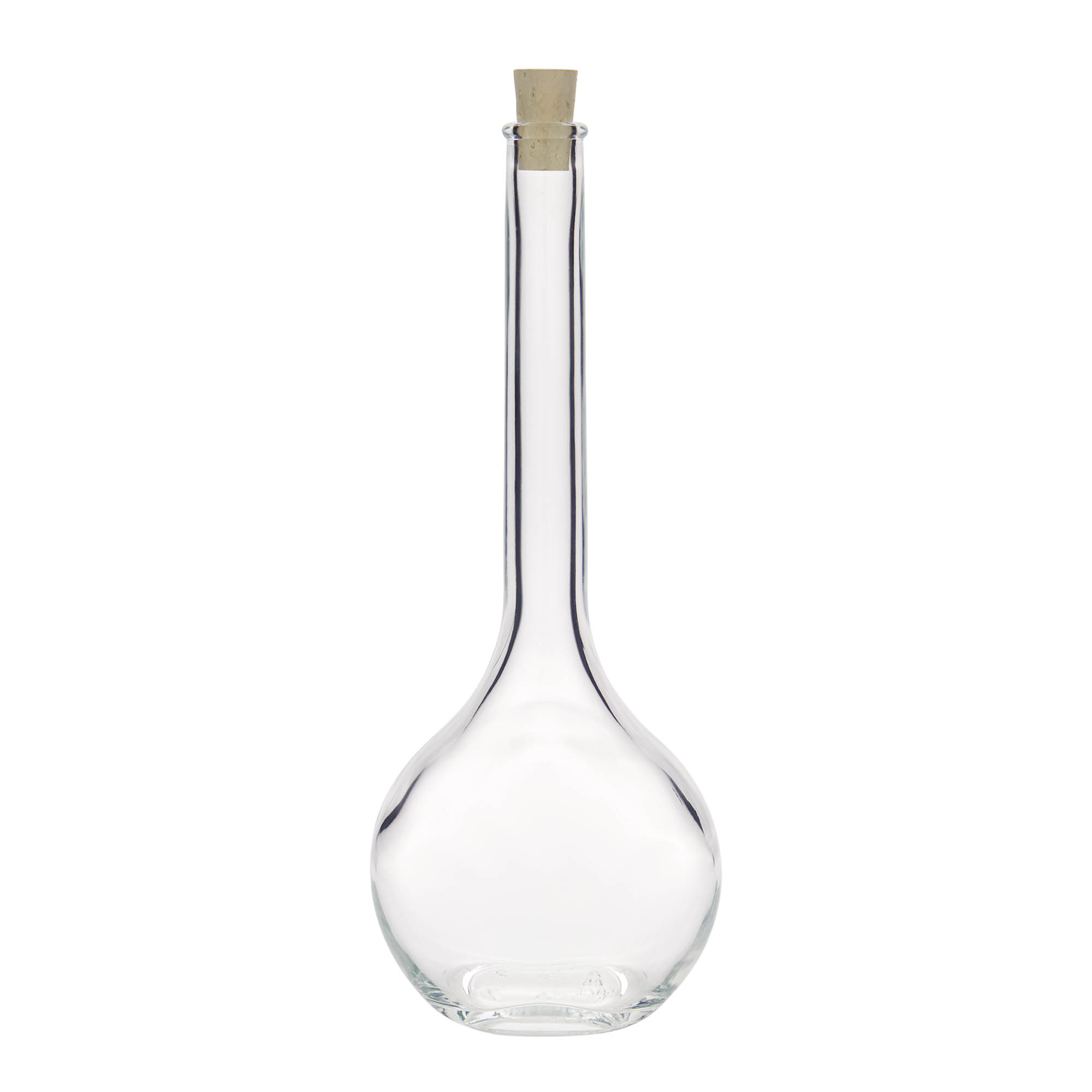 500 ml staklena boca 'Contessa', ovalna, otvor: čep 500 ml staklena boca 'Contessa', ovalna, otvor: čep