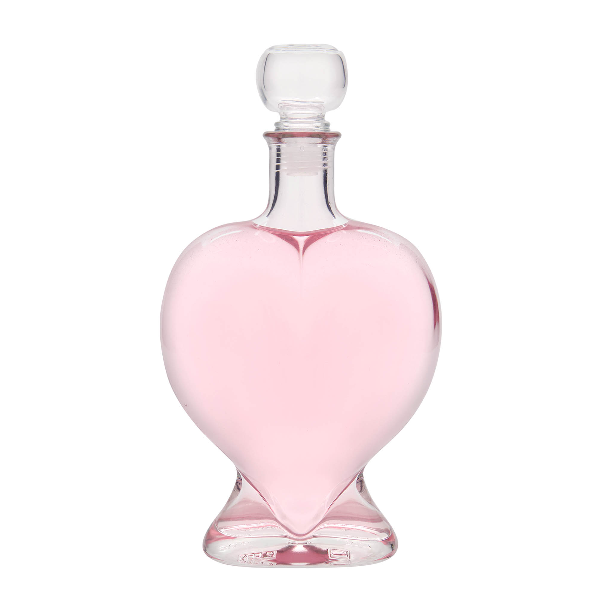 500 ml staklena flaša 'Srce', otvor: pluta 500 ml staklena flaša 'Srce', otvor: pluta