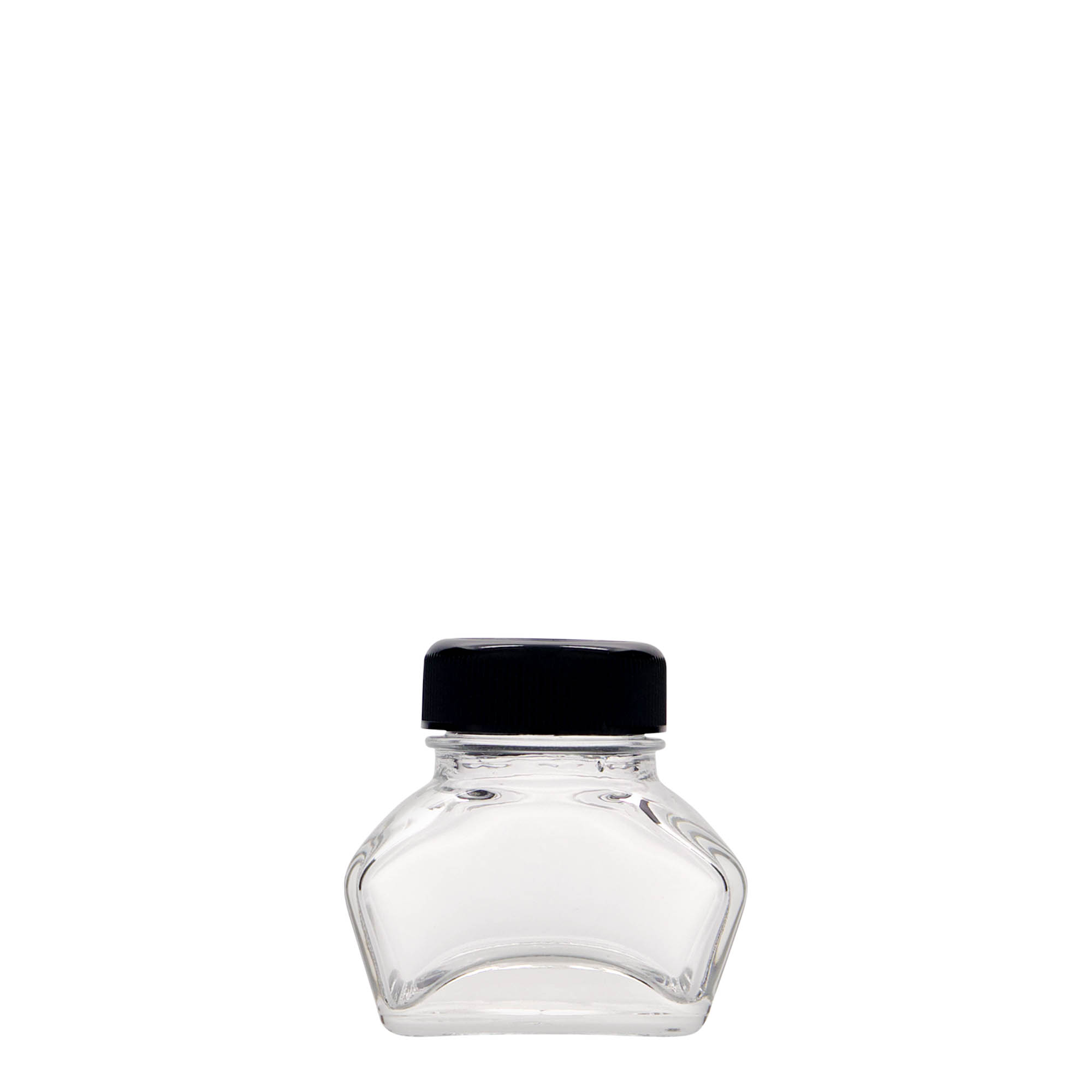 30 ml bočica za mastilo, pravougaona, otvor: navojni zatvarač