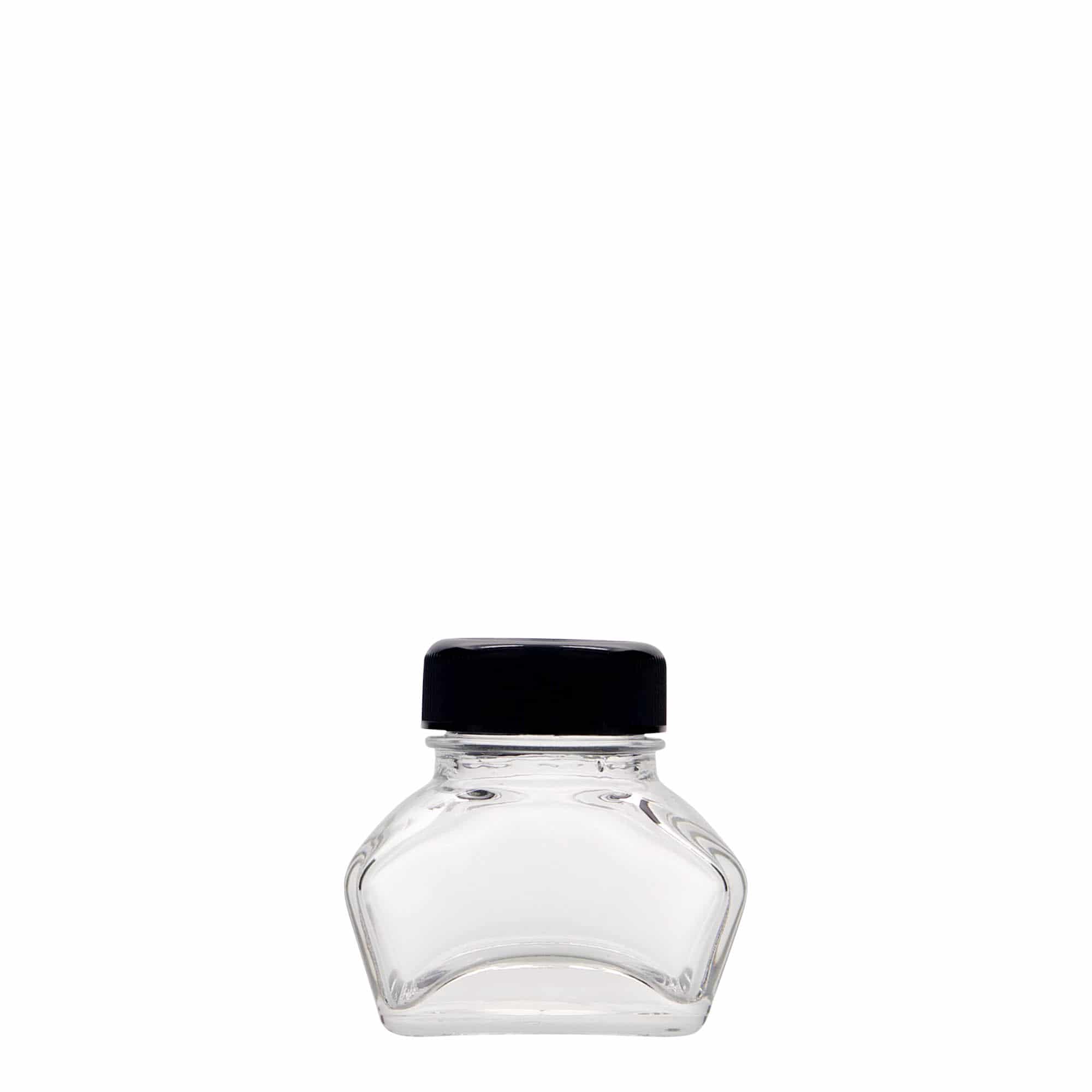 30 ml bočica za mastilo, pravougaona, otvor: navojni zatvarač