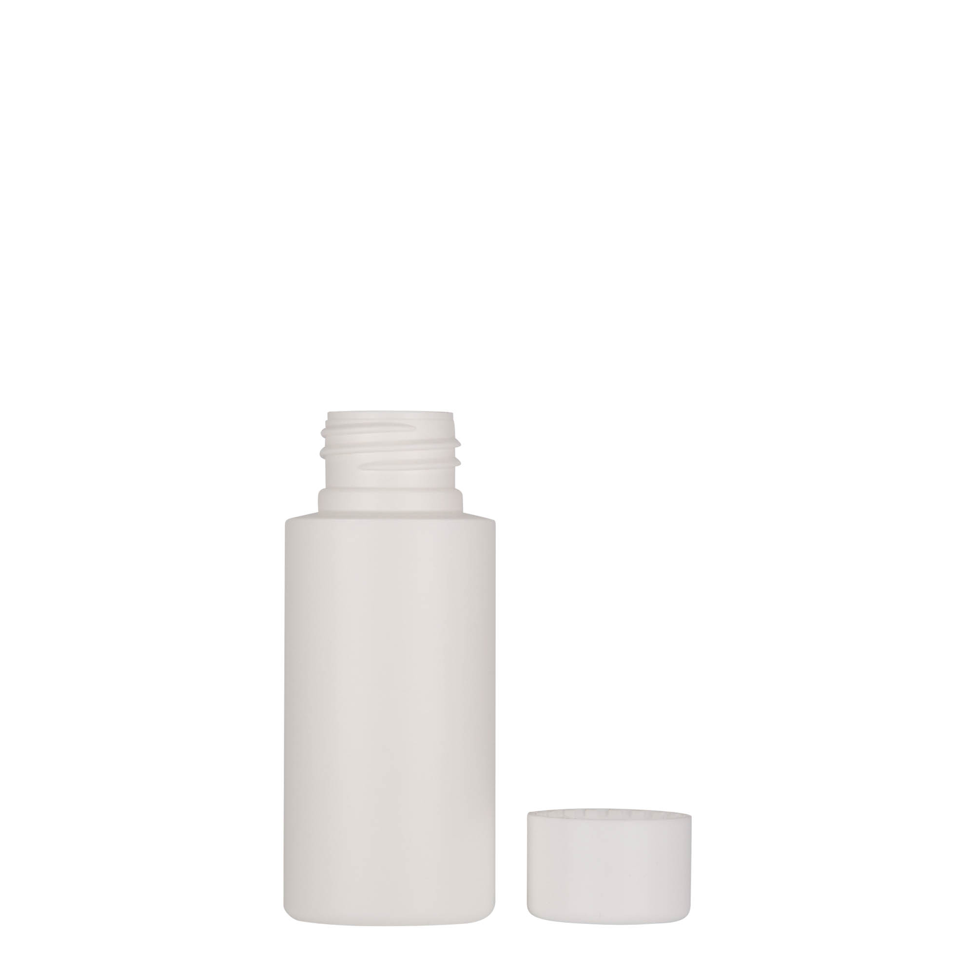 50 ml plastična flaša 'Pipe', HDPE, bela, grlo: 24/410