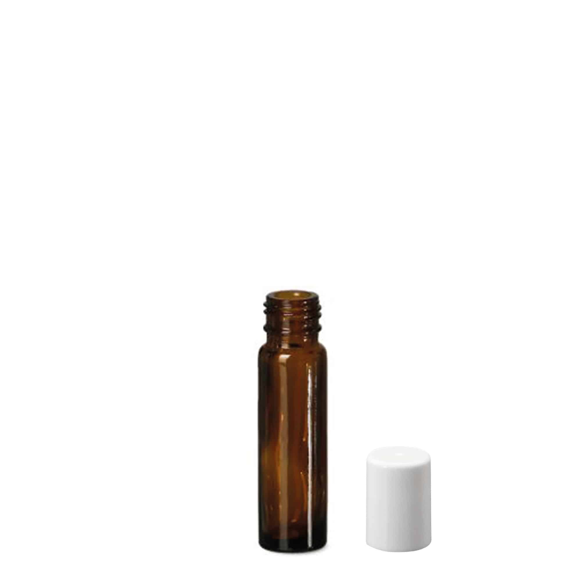 10 ml roll-on bočica, staklo, smeđa, grlo: navojni zatvarač