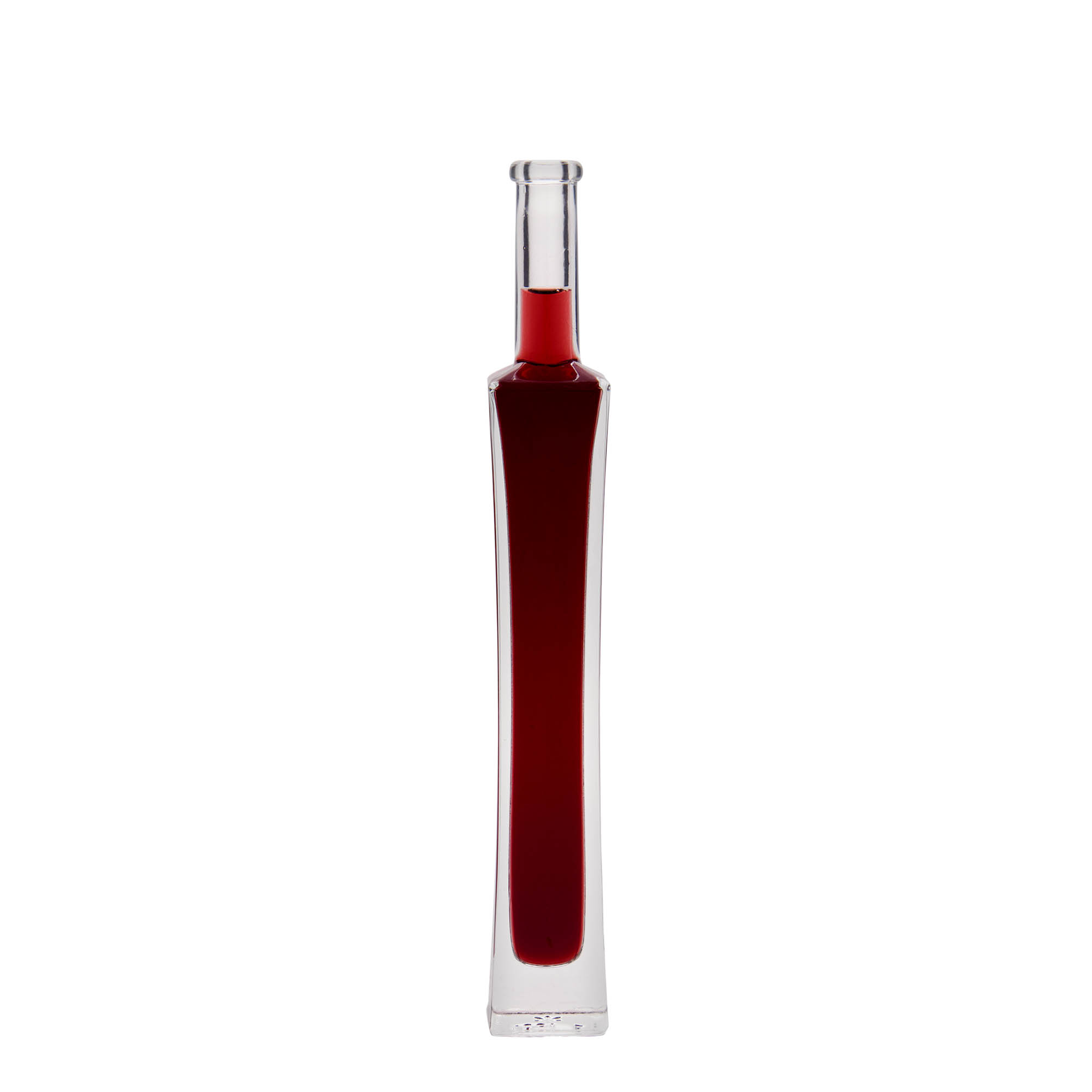 100 ml staklena boca 'Koko', kvadratna, otvor: čep