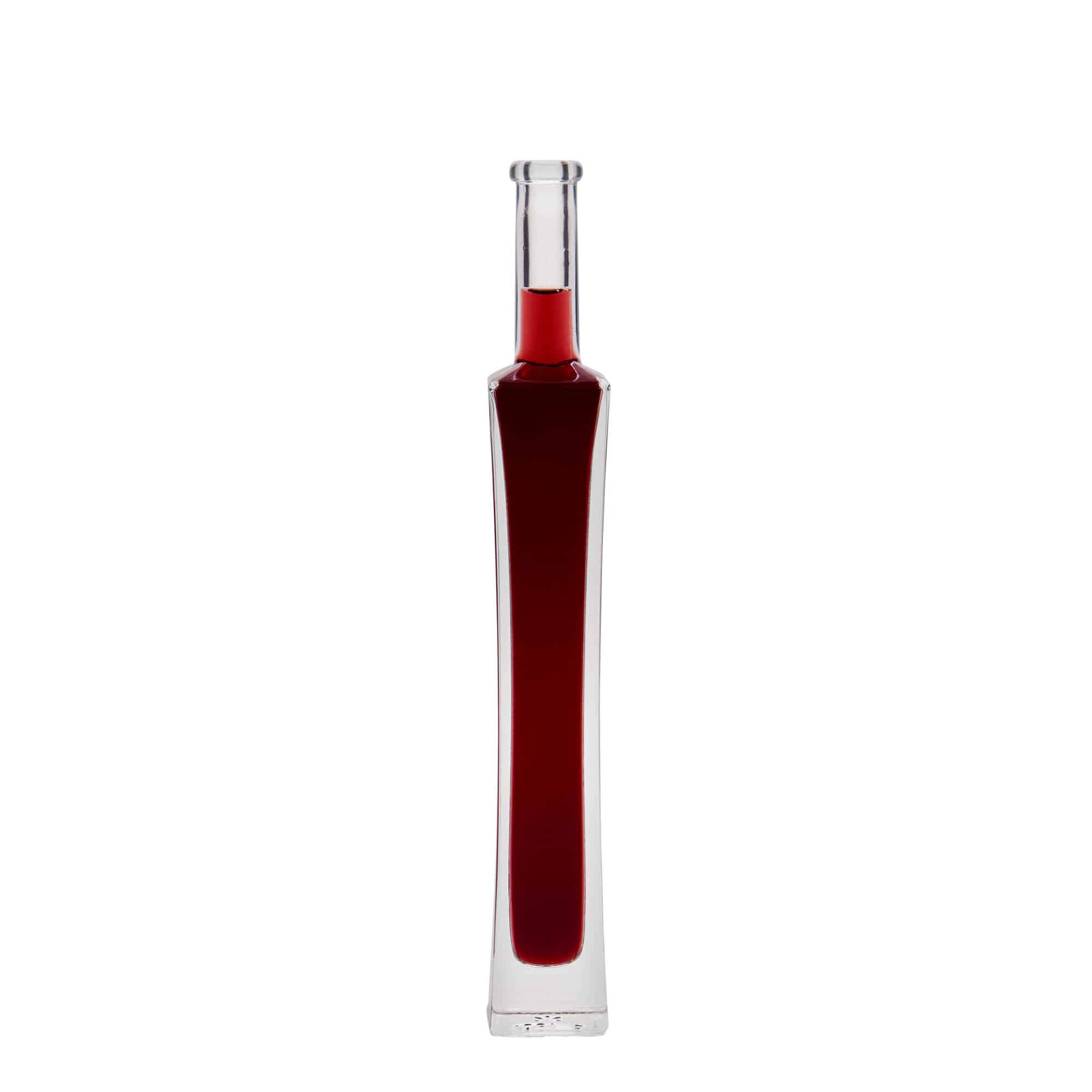 100 ml staklena boca 'Koko', kvadratna, otvor: čep 100 ml staklena boca 'Koko', kvadratna, otvor: čep