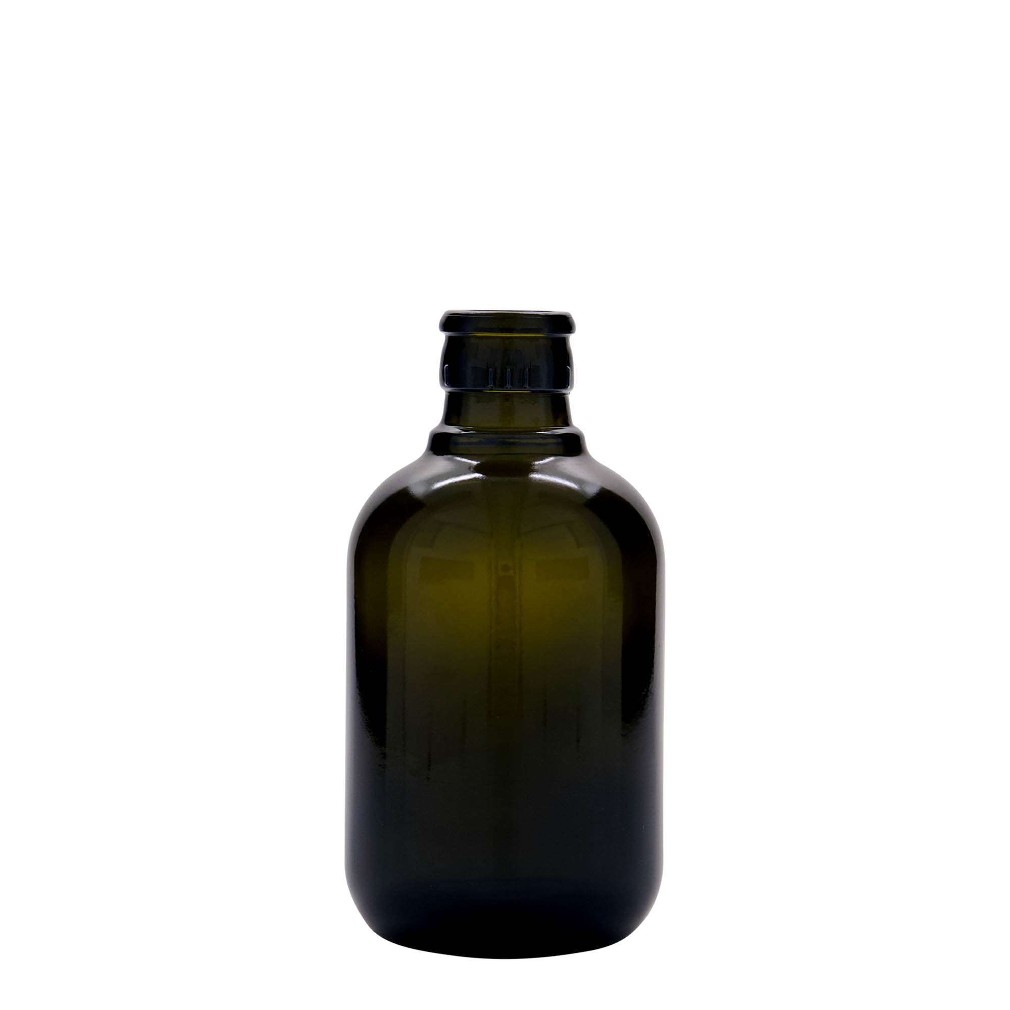 250 ml flaša za sirće/ulje 'Biolio', staklo, antikno zeleno, grlo: DOP