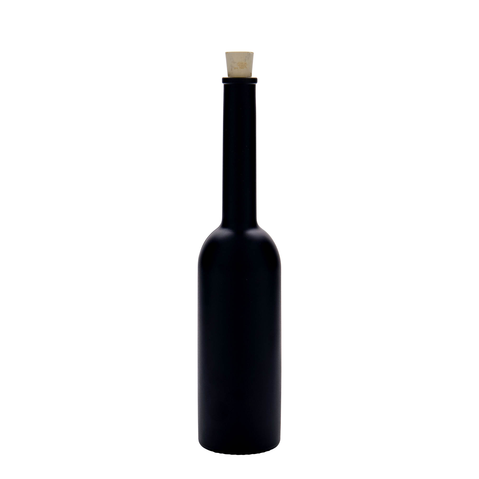 200 ml staklena flaša 'Opera', crna, grlo: pluta 200 ml staklena flaša 'Opera', crna, grlo: pluta