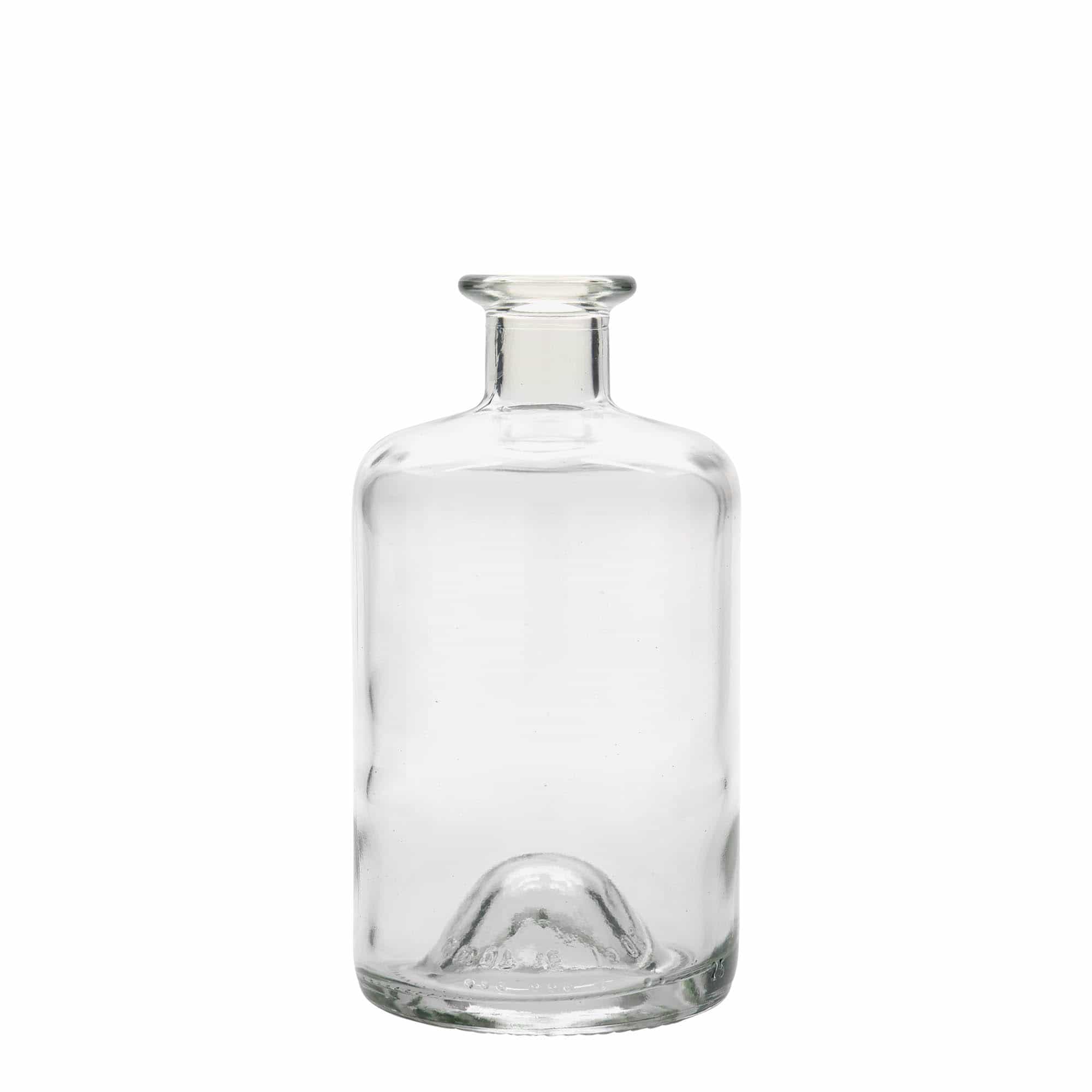 500 ml staklena bočica apotekara, otvor: plutani čep 500 ml staklena bočica apotekara, otvor: plutani čep