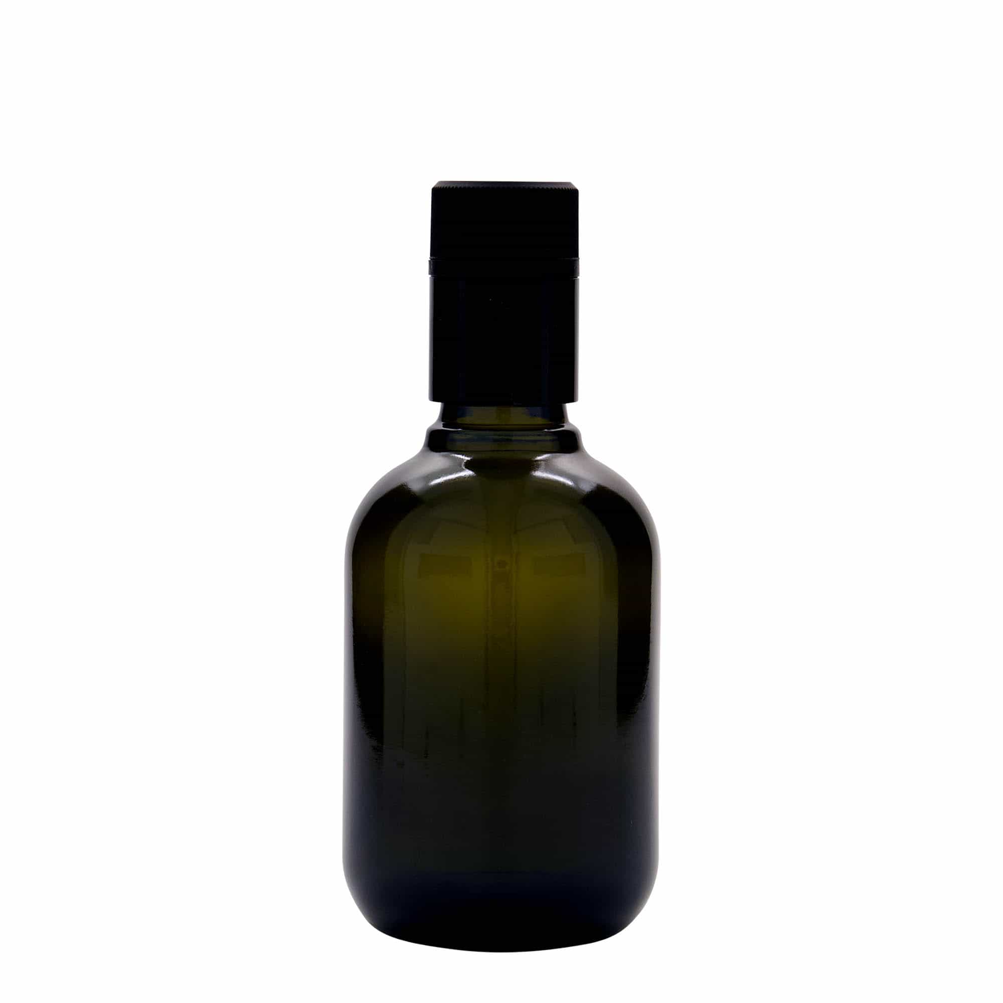 Boca za sirće/ulje od 250 ml 'Biolio', staklo, antik zelena, otvor: DOP
