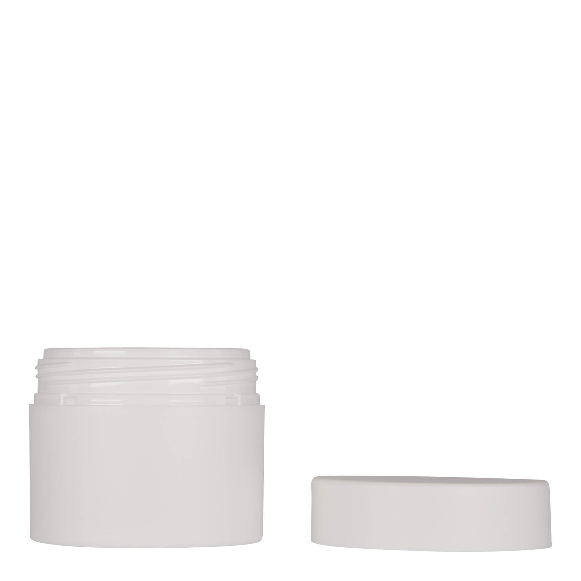 100 ml plastična teglica 'Antonella', PP, bela, otvor: navojni zatvarač 100 ml plastična teglica 'Antonella', PP, bela, otvor: navojni zatvarač