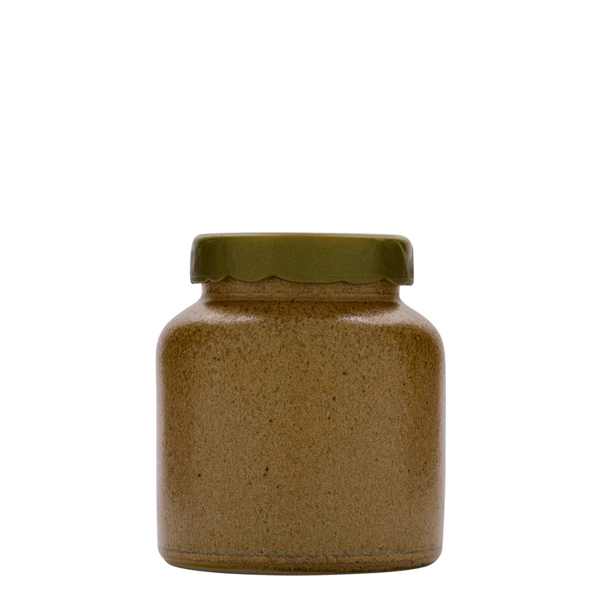 270 ml lonac od kamene keramike, keramika, braon-kristal, usta: poklopac na navrtanje
