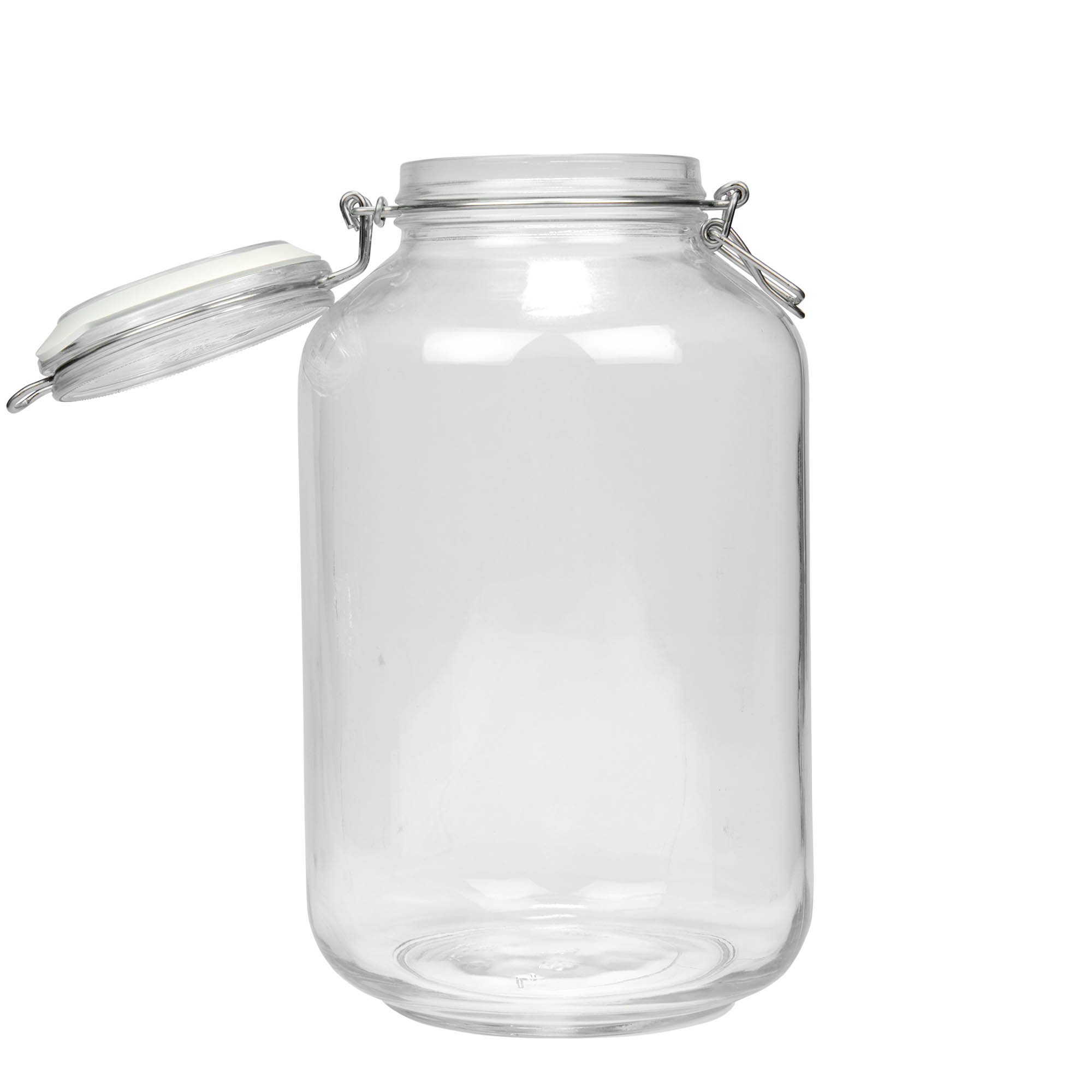 4.000 ml staklena tegla sa žičanim zatvaračem 'Fido', otvor: žični zatvarač