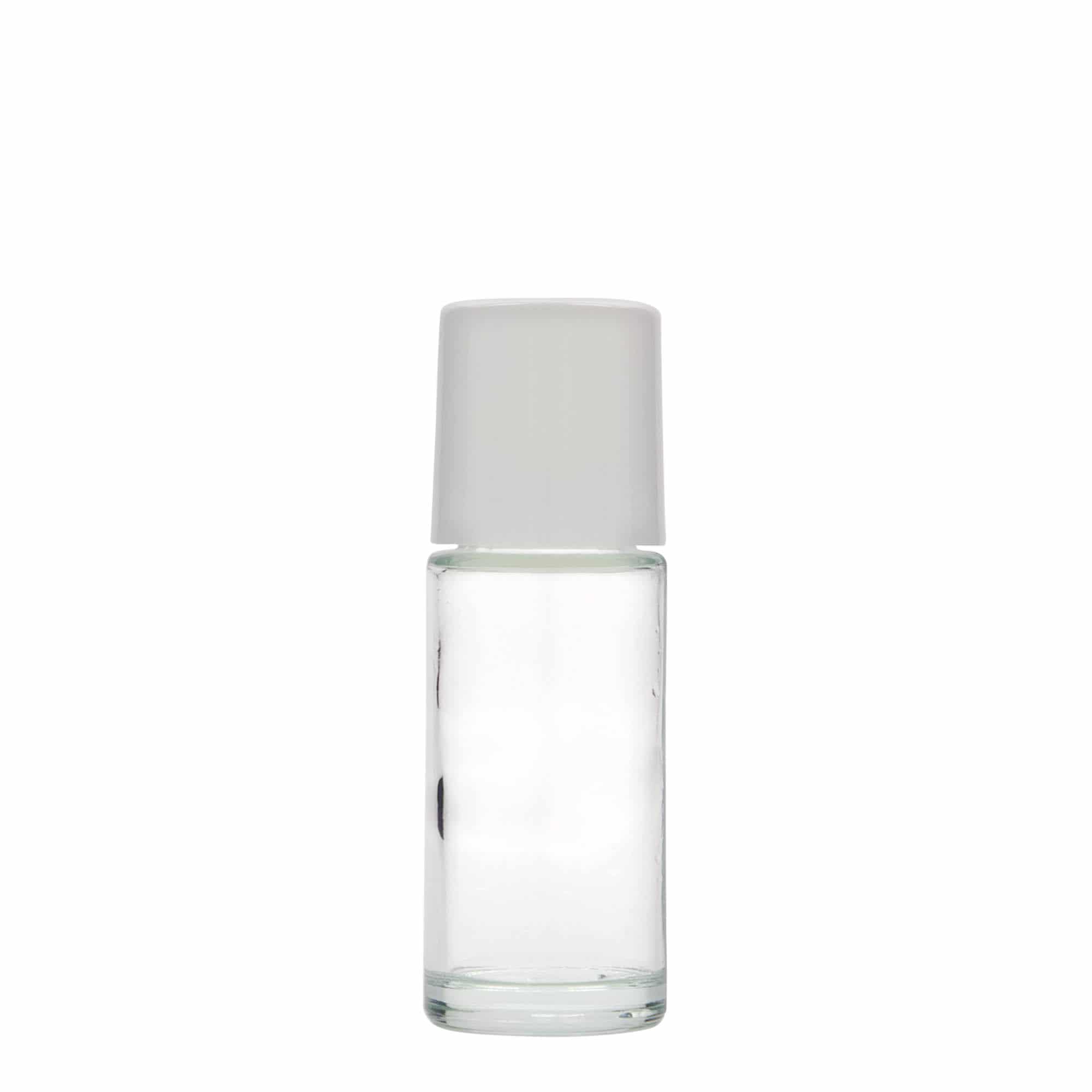 50 ml roll-on flašica, staklo, otvor: zatvarač na navoj