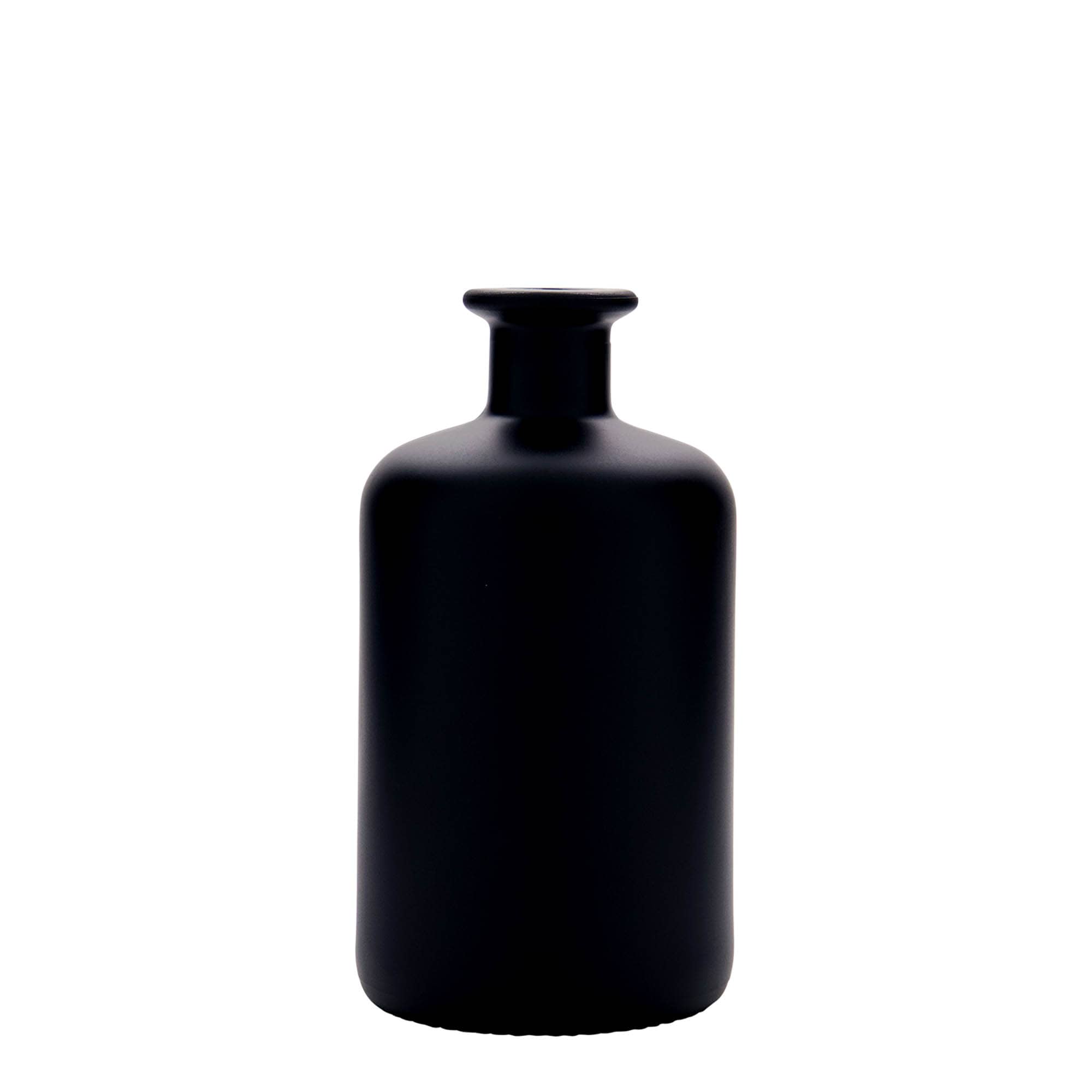 Staklena boca od 500 ml farmaceutska, crna, otvor: Plutani čep Staklena boca od 500 ml farmaceutska, crna, otvor: Plutani čep