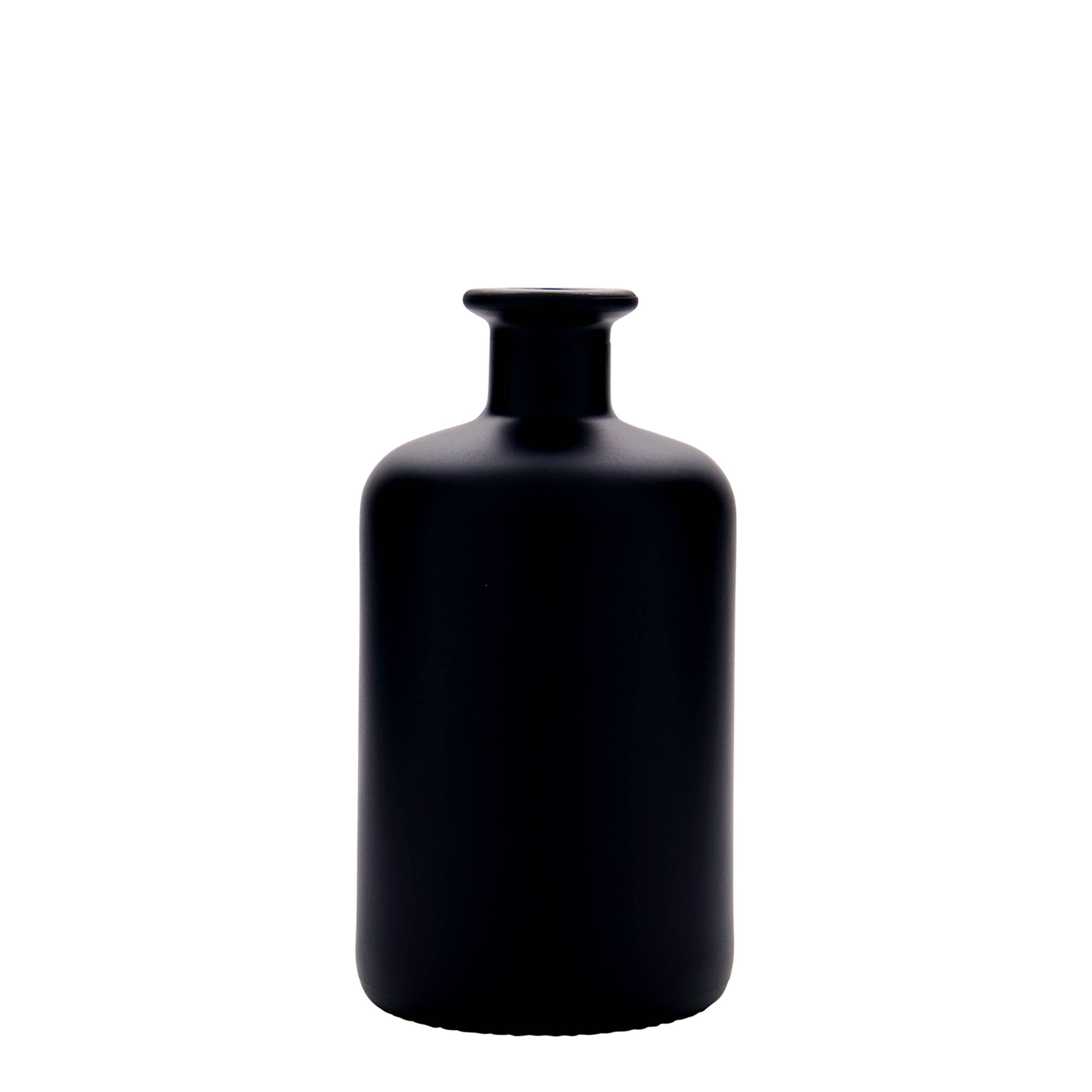 500 ml staklena flaša apotekarska, crna, otvor: pluta 500 ml staklena flaša apotekarska, crna, otvor: pluta