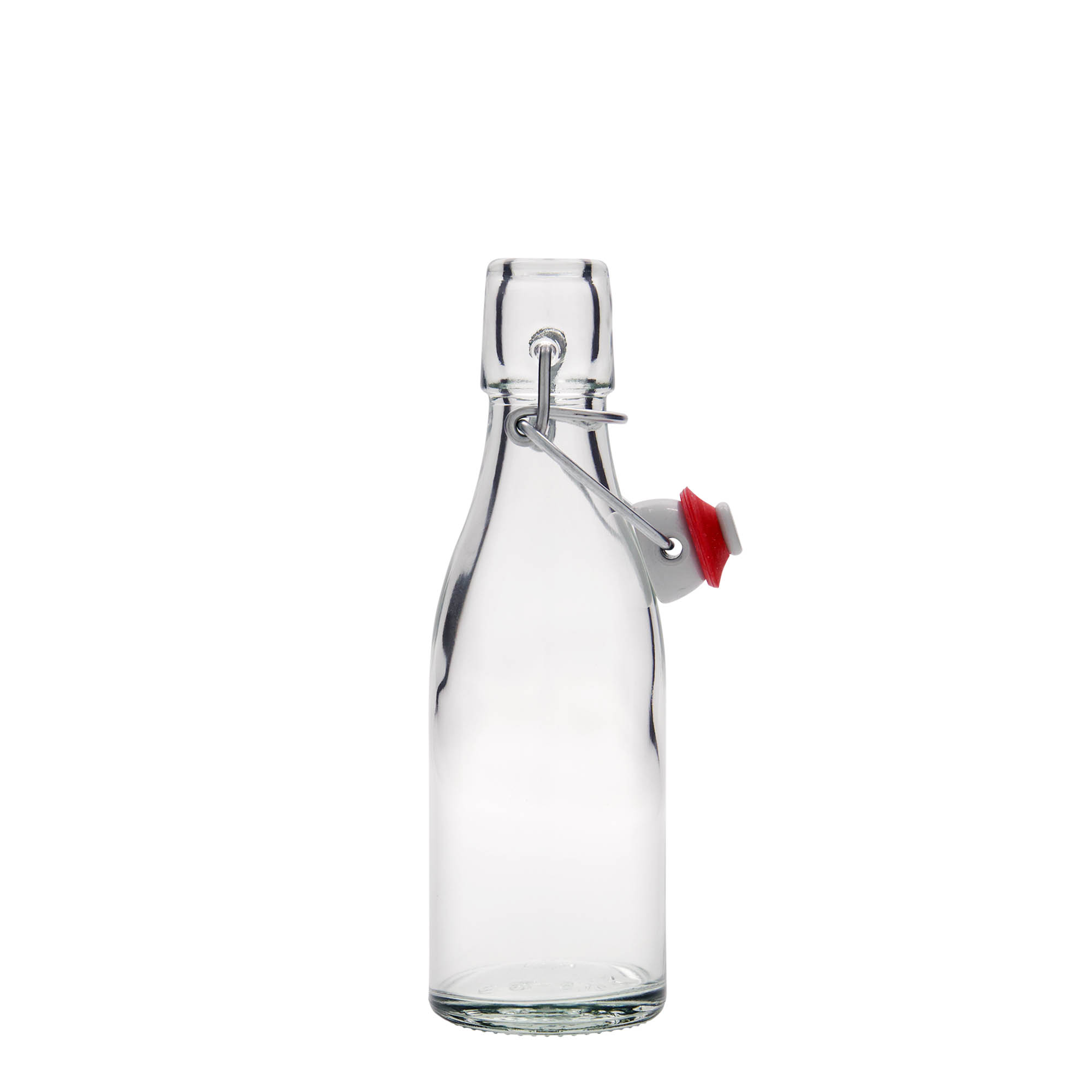 200 ml staklena flaša 'Paul', otvor: zatvarač sa kopčom