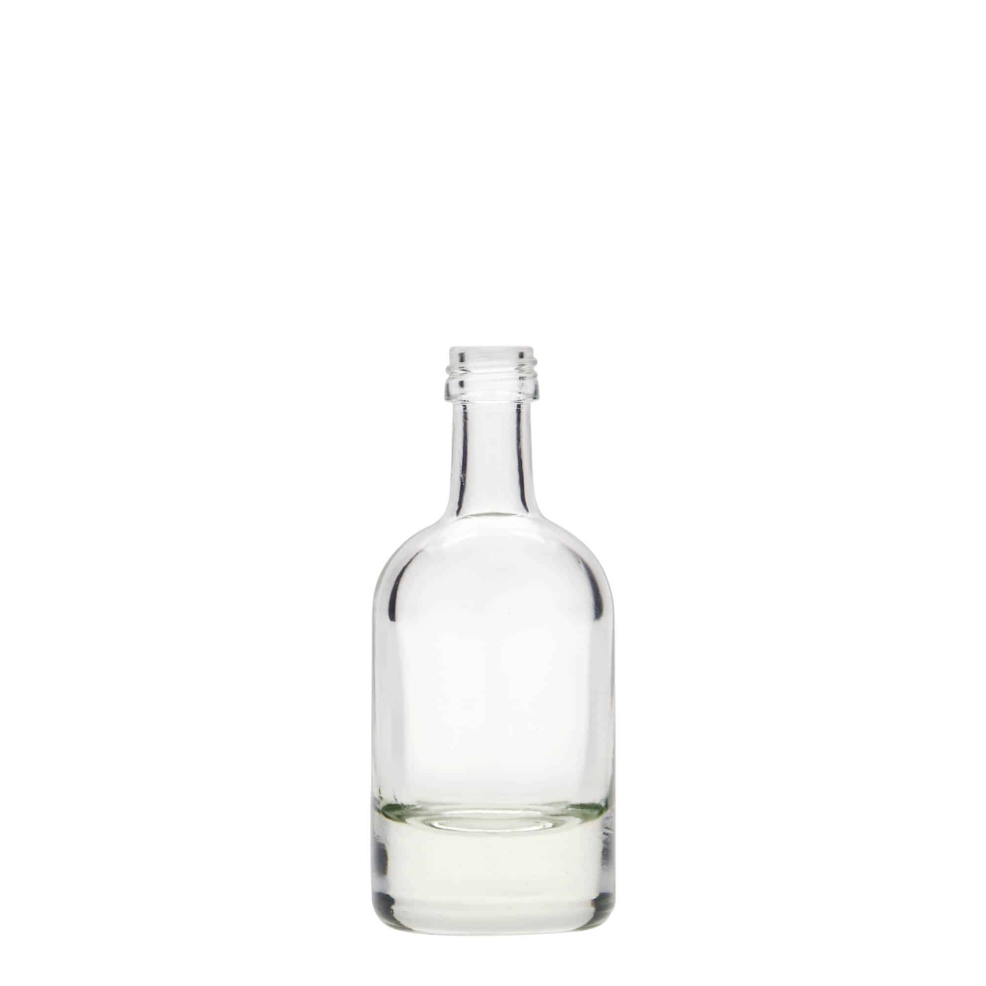 Staklena boca od 50 ml 'Linea Uno', otvor: PP 18 Staklena boca od 50 ml 'Linea Uno', otvor: PP 18
