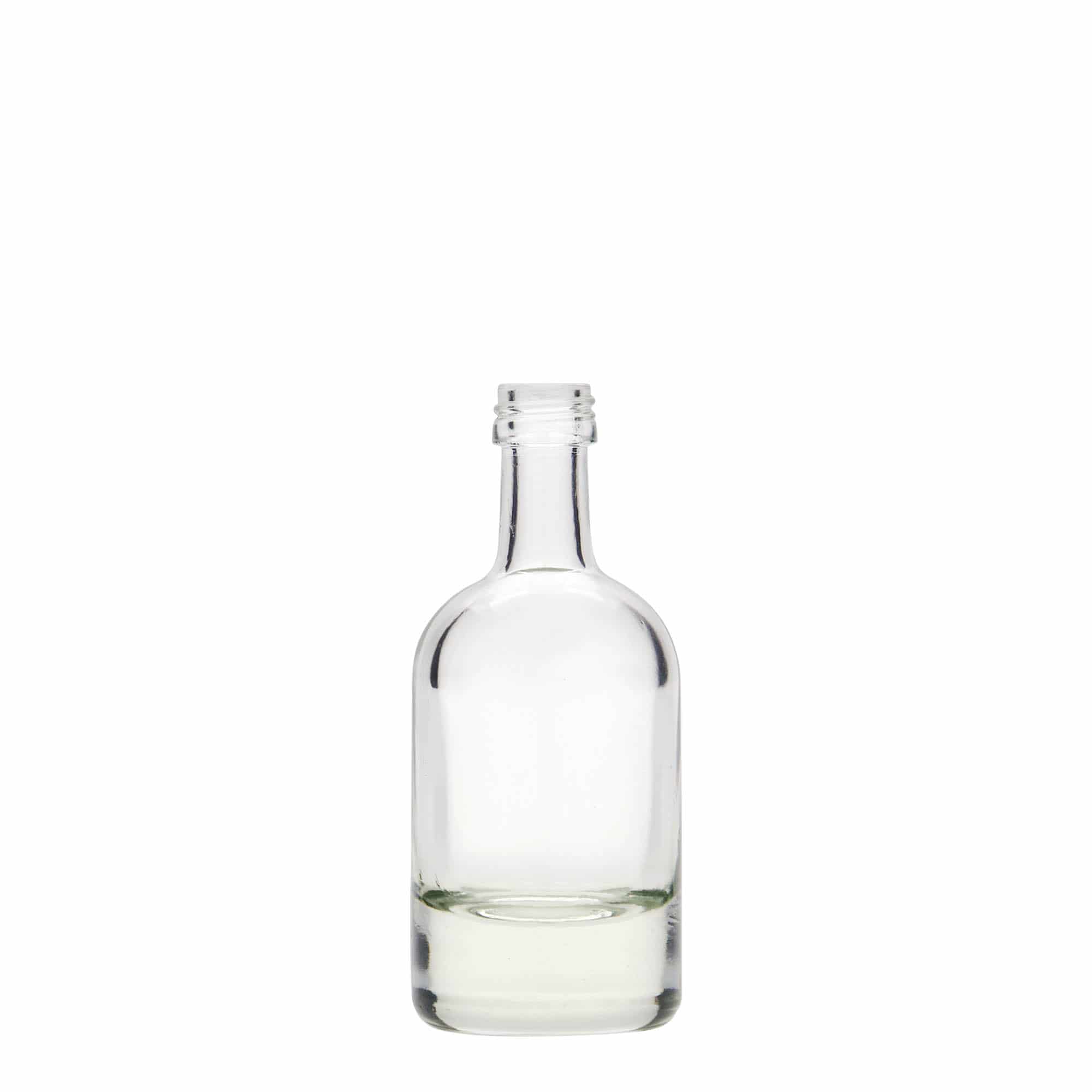 50 ml staklena flaša 'Linea Uno', otvor: PP 18