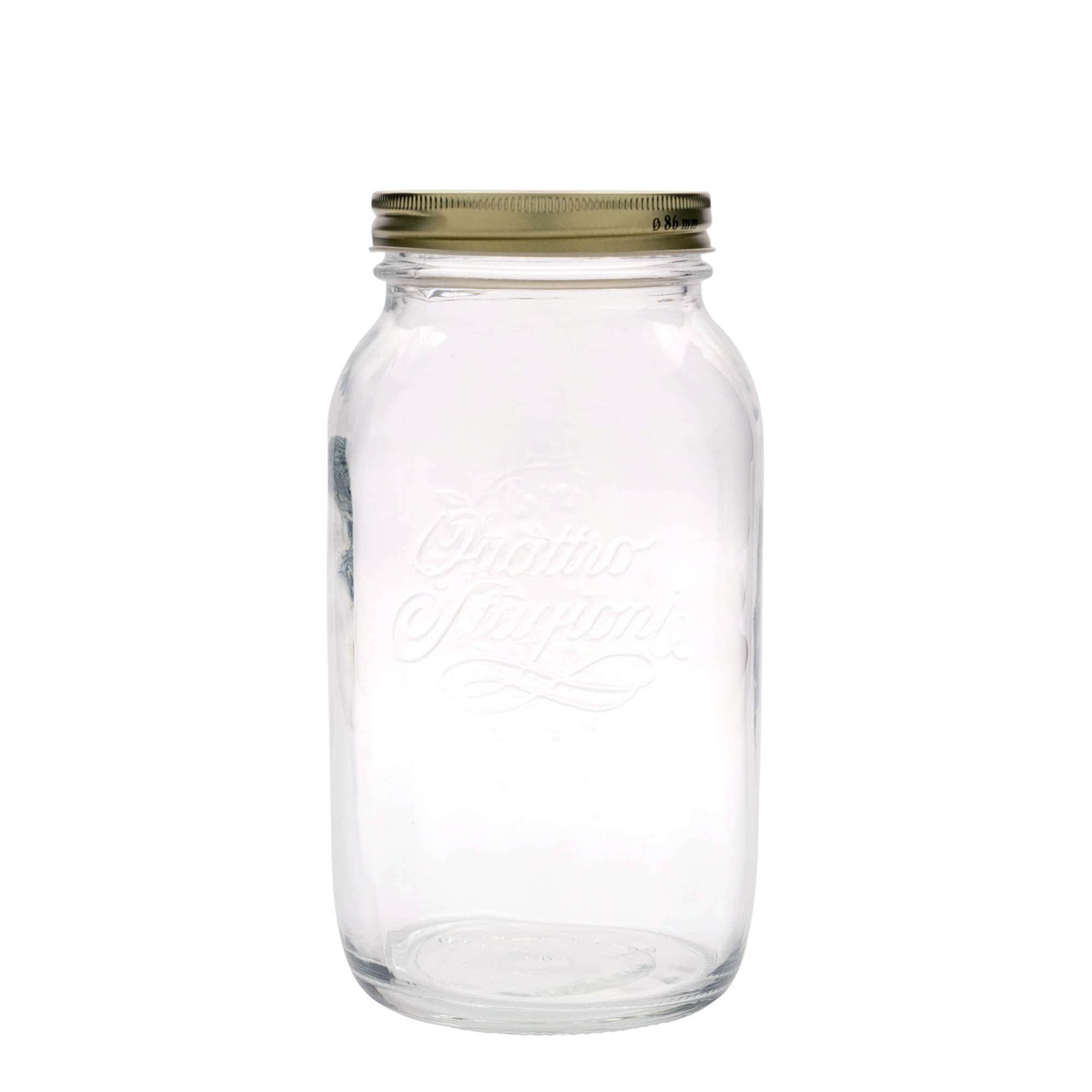 1.500 ml staklena tegla 'Quattro Stagioni', otvor: navojni poklopac 1.500 ml staklena tegla 'Quattro Stagioni', otvor: navojni poklopac