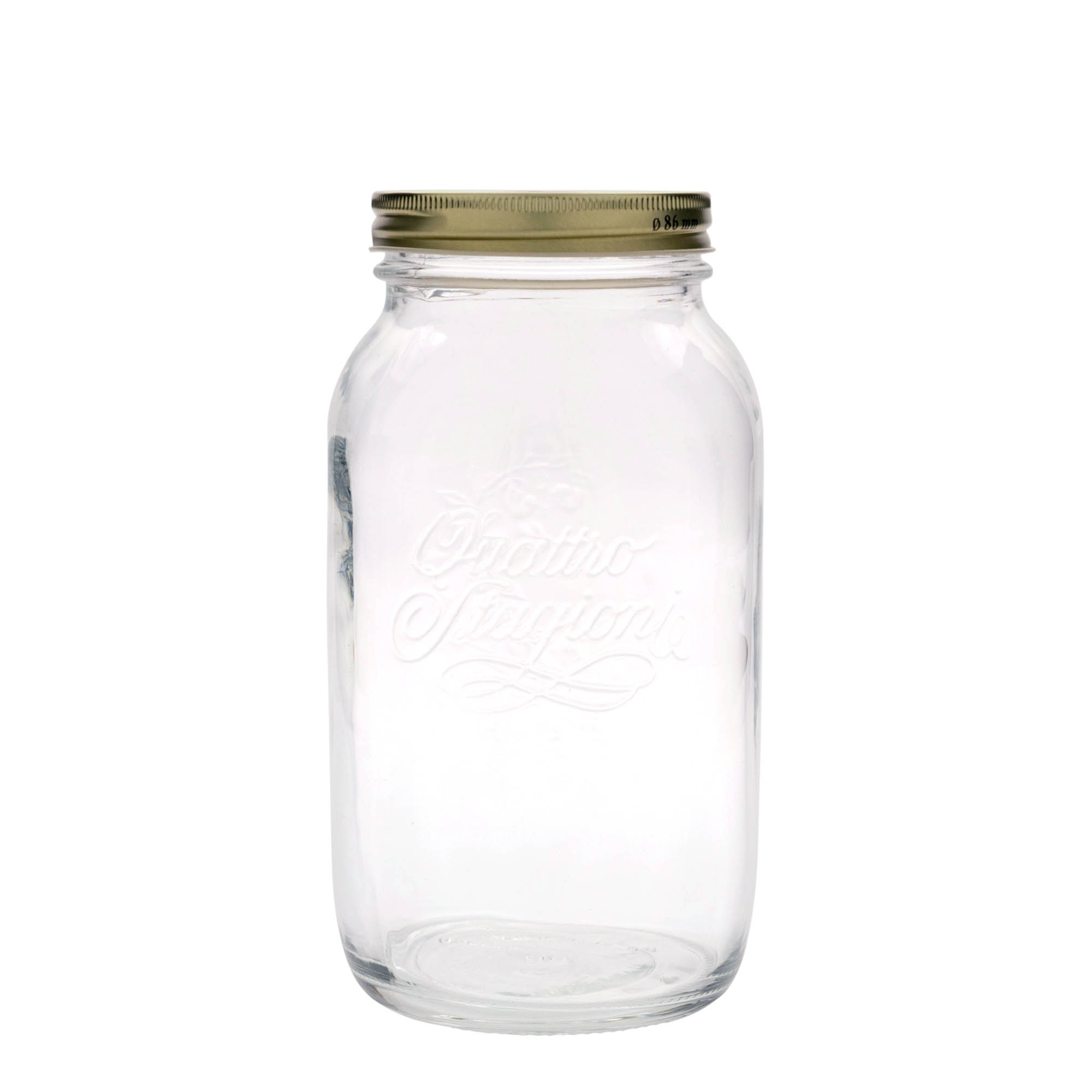 1.500 ml staklena tegla 'Quattro Stagioni', otvor: navojni poklopac 1.500 ml staklena tegla 'Quattro Stagioni', otvor: navojni poklopac