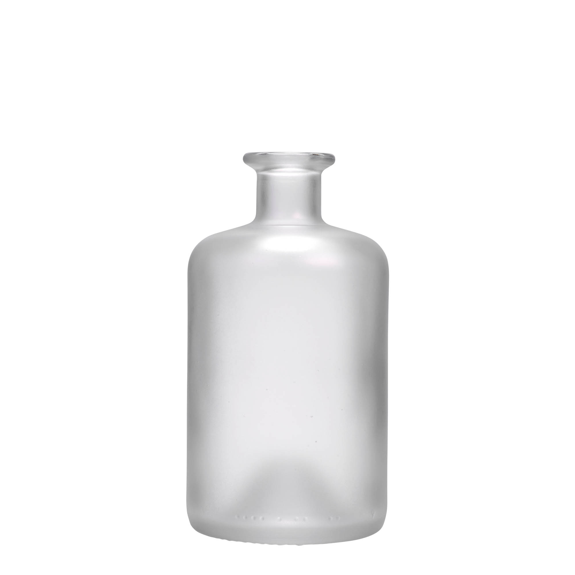 500 ml staklena flaša apotekarska, zamrznuta, otvor: pluta 500 ml staklena flaša apotekarska, zamrznuta, otvor: pluta