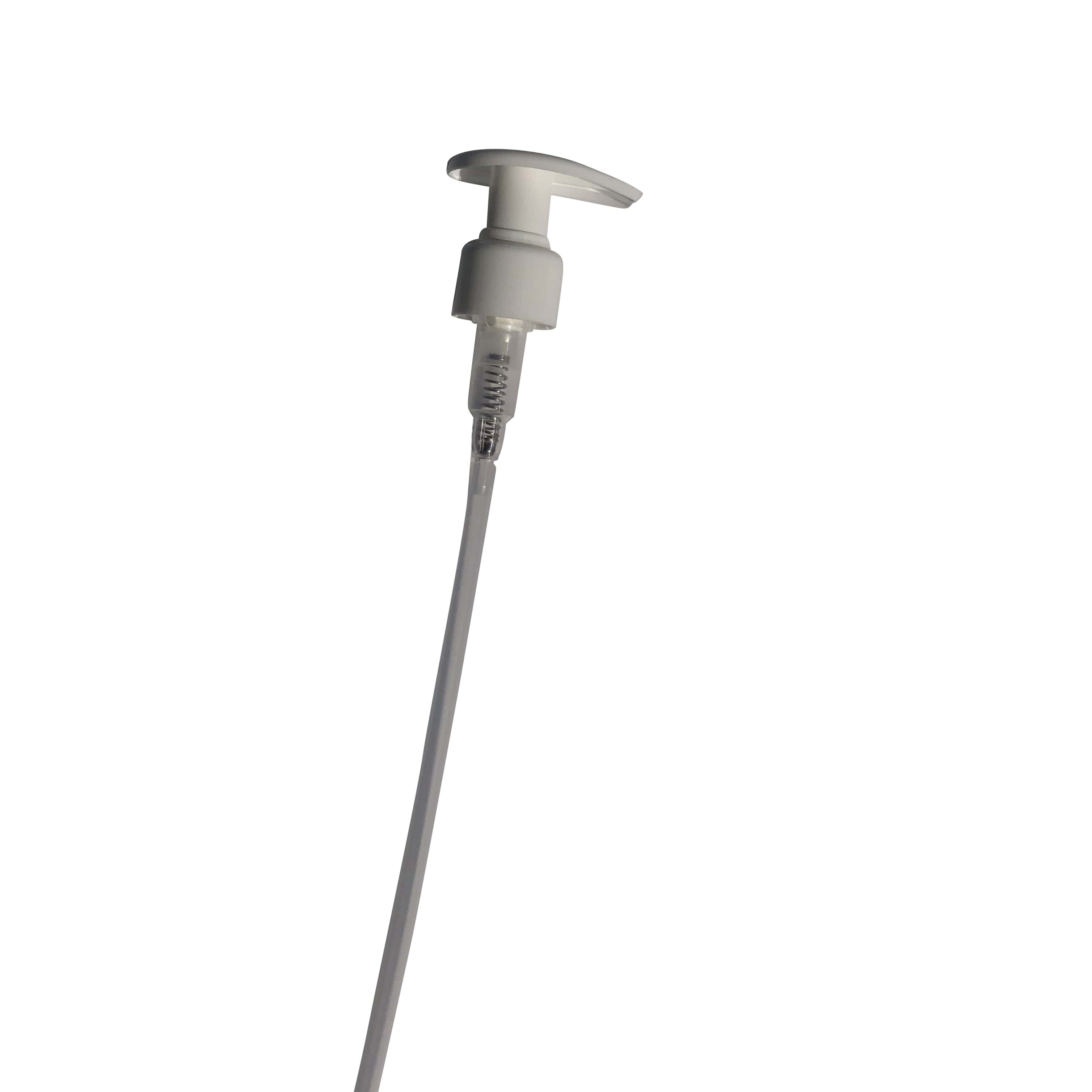 Zatvarač sa navojem sa pumpicom za doziranje, PP plastika, bela, za otvor: GPI 24/410 Zatvarač sa navojem sa pumpicom za doziranje, PP plastika, bela, za otvor: GPI 24/410