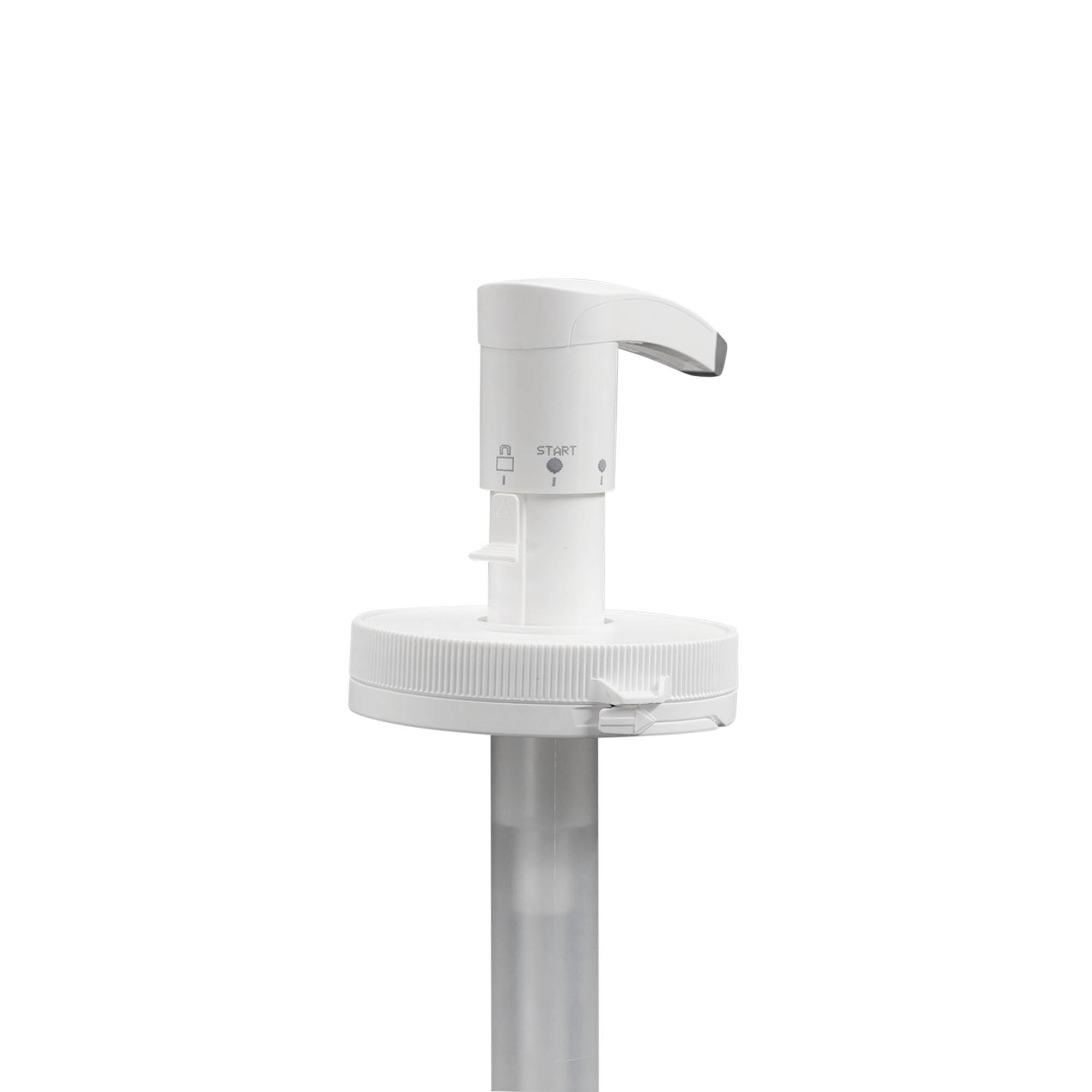 Dozirna pumpa za 655 ml 'Securibox', PE-plastika, bela, za otvor: navojni poklopac