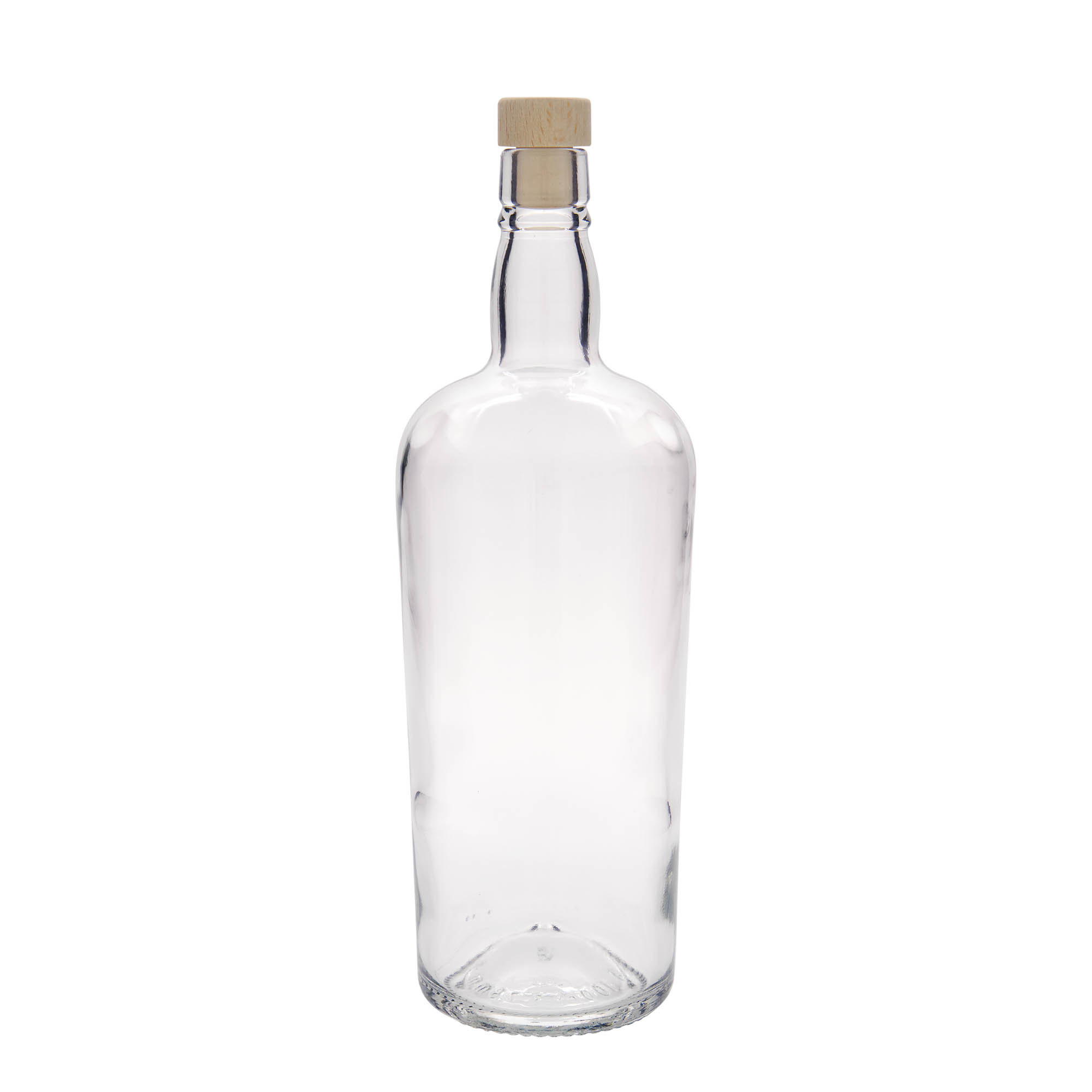 1000 ml staklena flaša 'Edinburgh', otvor: čep 1000 ml staklena flaša 'Edinburgh', otvor: čep