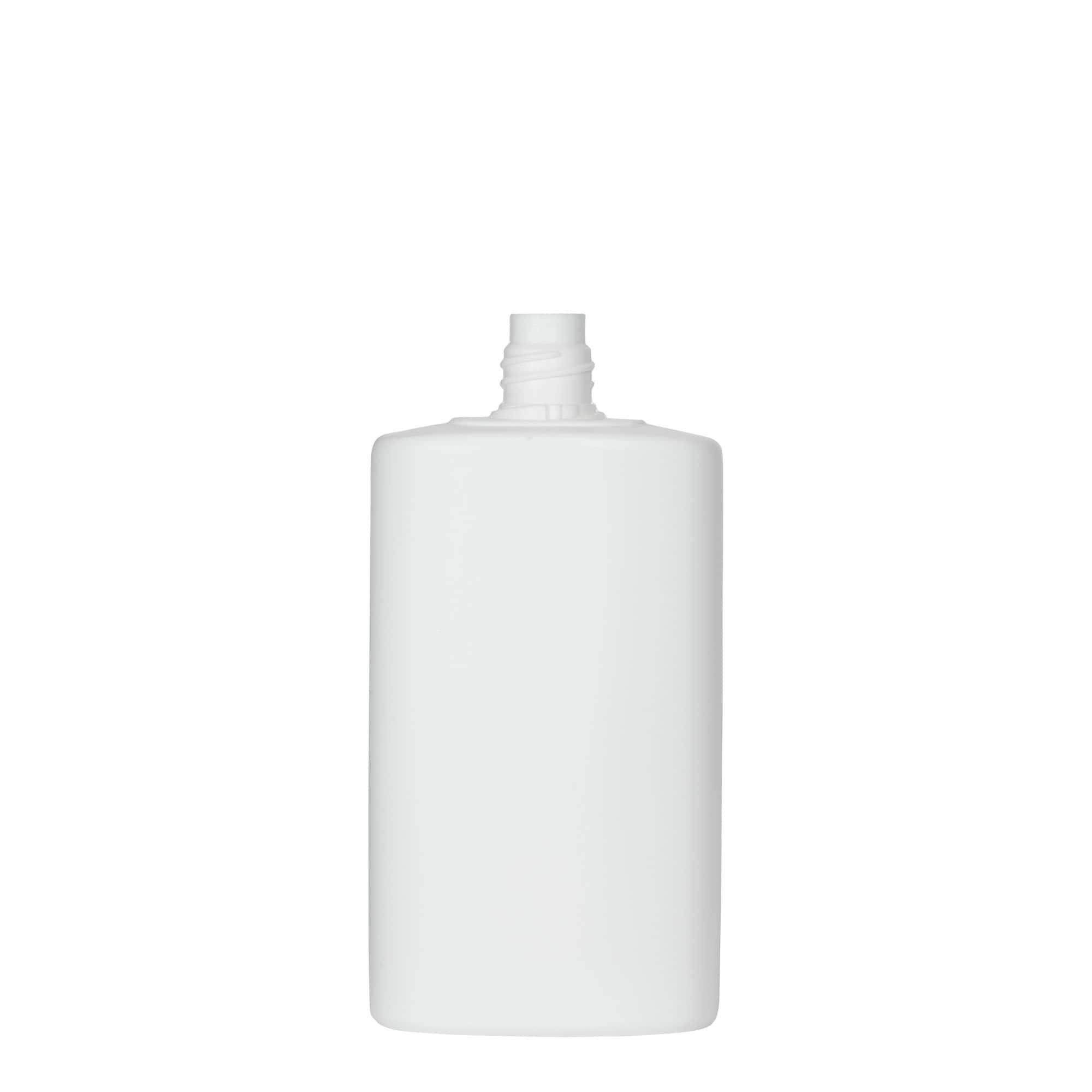 Plastična boca od 250 ml 'Indy', ovalna, HDPE, bela, otvor: Zatvarač sa navojem Plastična boca od 250 ml 'Indy', ovalna, HDPE, bela, otvor: Zatvarač sa navojem