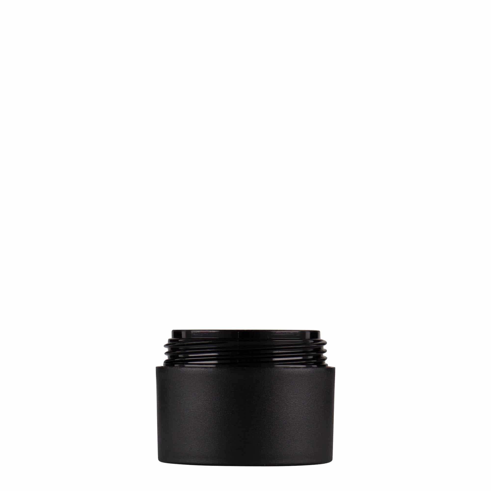 15 ml plastična posuda 'Antonella', PP, crna, otvor: zatvarač na navoj 15 ml plastična posuda 'Antonella', PP, crna, otvor: zatvarač na navoj