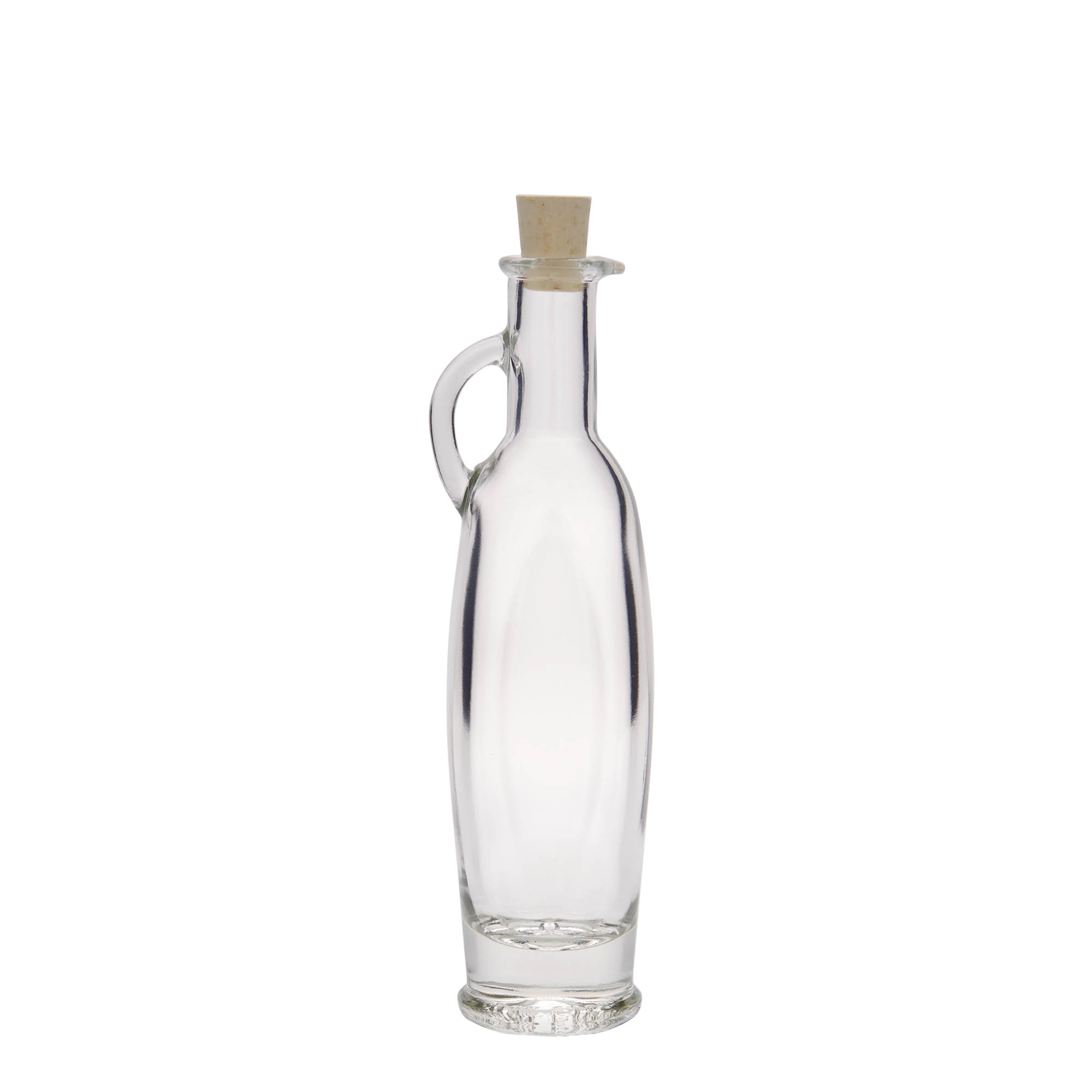 100 ml staklena flaša 'Eleganta', ovalna, otvor: čep 100 ml staklena flaša 'Eleganta', ovalna, otvor: čep
