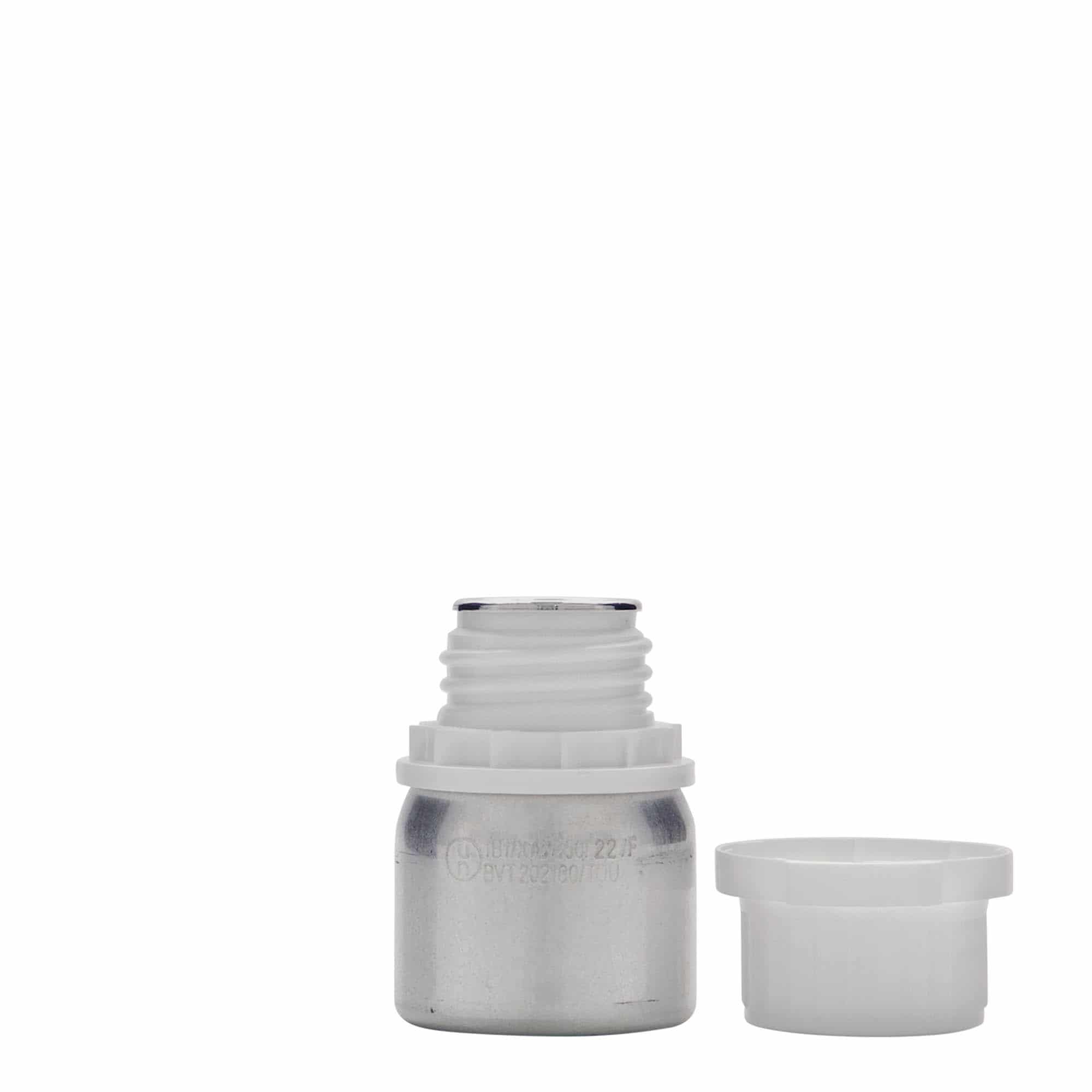 Aluminijumska boca od 50 ml, metal, srebrna boja, otvor: DIN 32 Aluminijumska boca od 50 ml, metal, srebrna boja, otvor: DIN 32