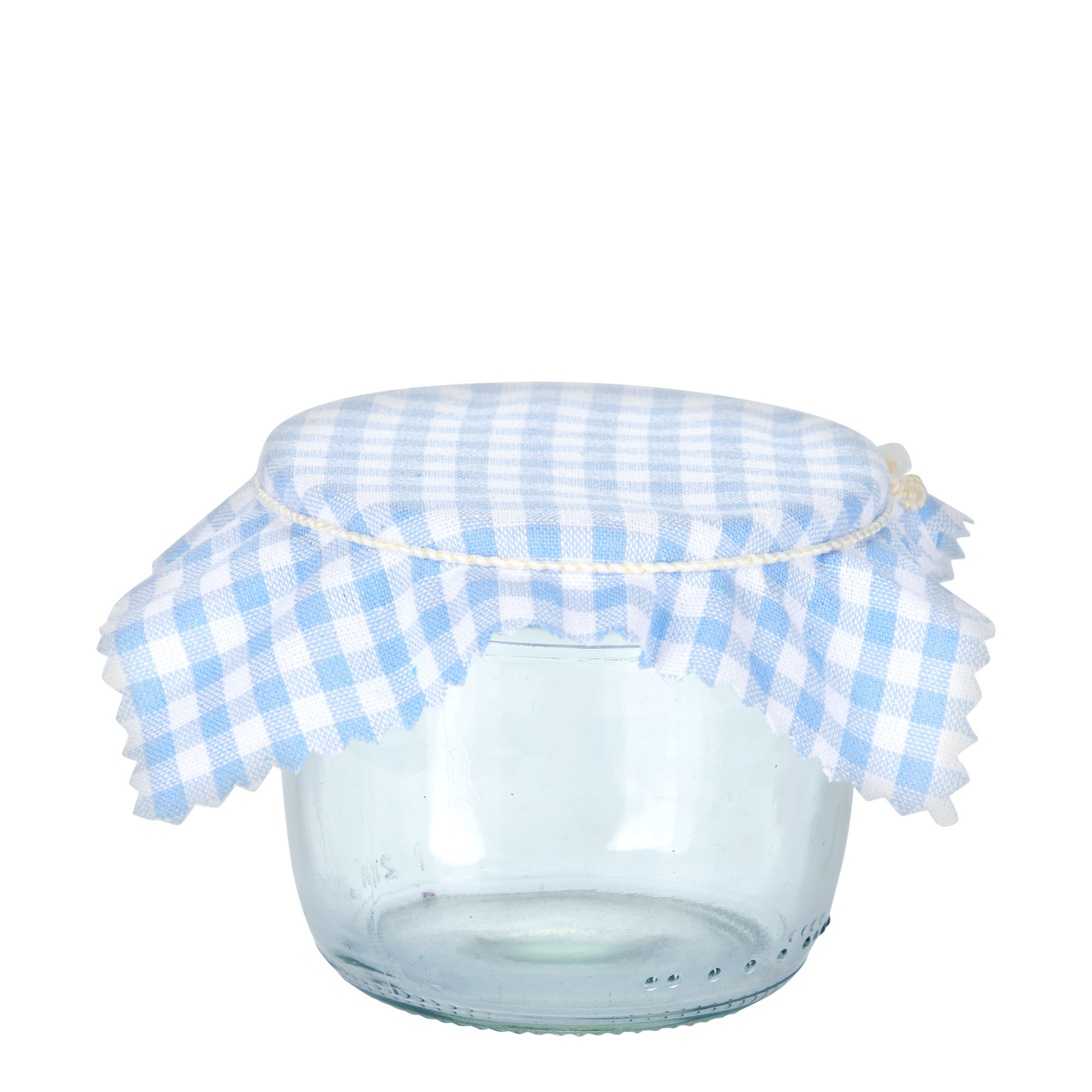 Tkanina podmetač karo 12x12, kvadratni, tekstil, svetloplavi, otvor: TO38-TO53