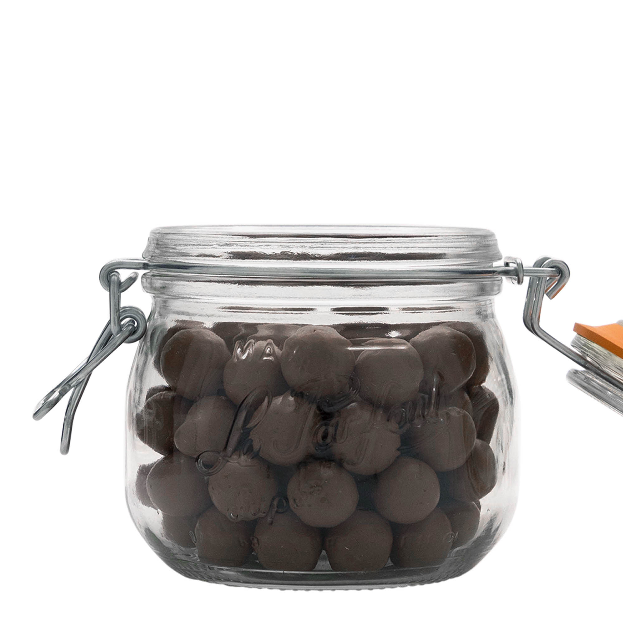 500 ml staklena tegla sa žičanim zatvaračem 'Le Parfait Super Bocal', otvor: žičani zatvarač