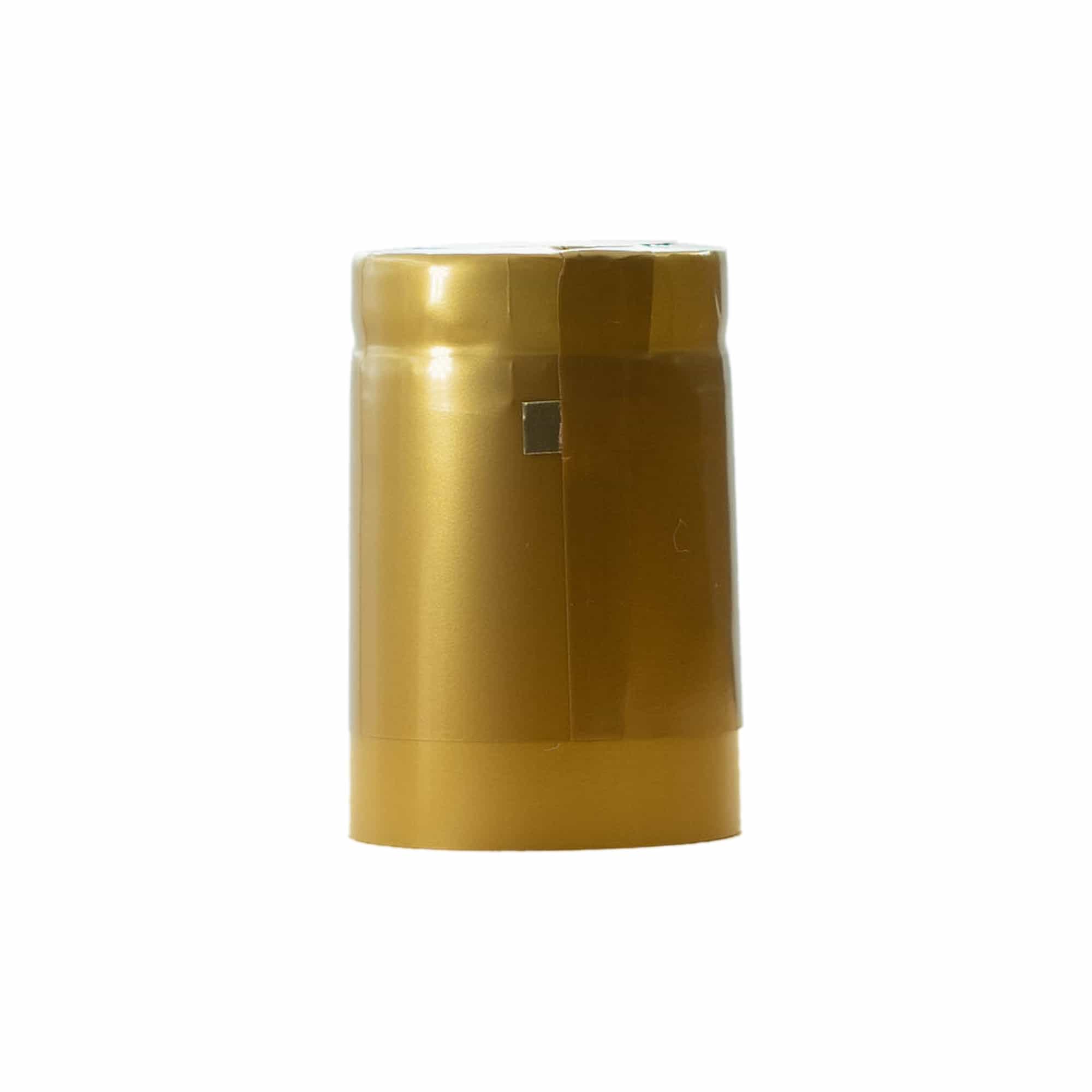 Skupljajuća kapsula 32x41, PVC plastika, zlatna Skupljajuća kapsula 32x41, PVC plastika, zlatna