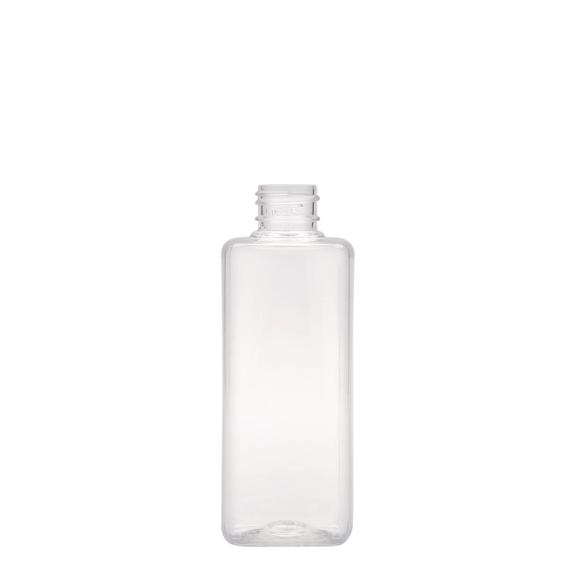 200 ml PET flaša 'Karl', kvadratna, plastika, grlo: 24/410