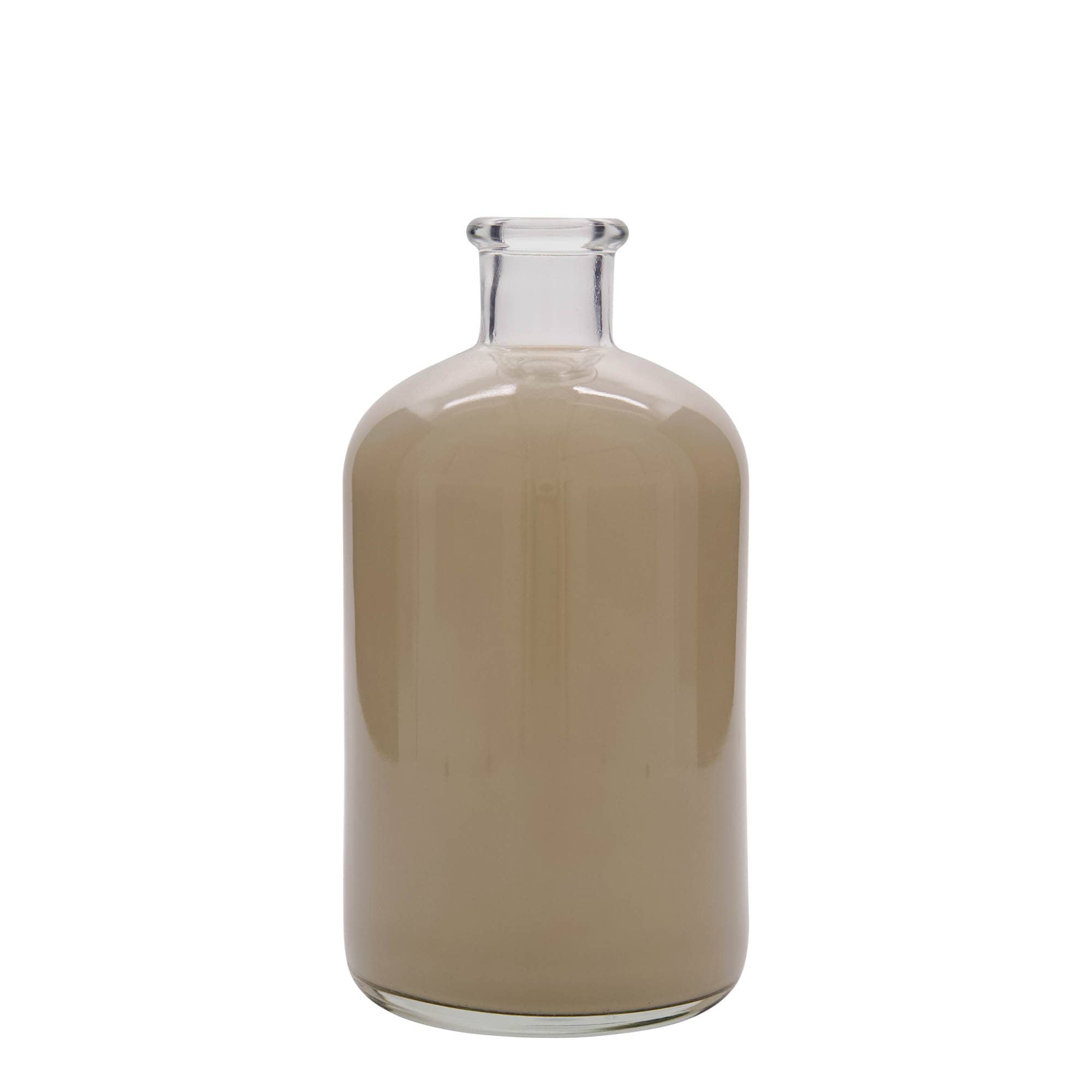 1.000 ml staklena boca apotekarska, otvor: pluta
