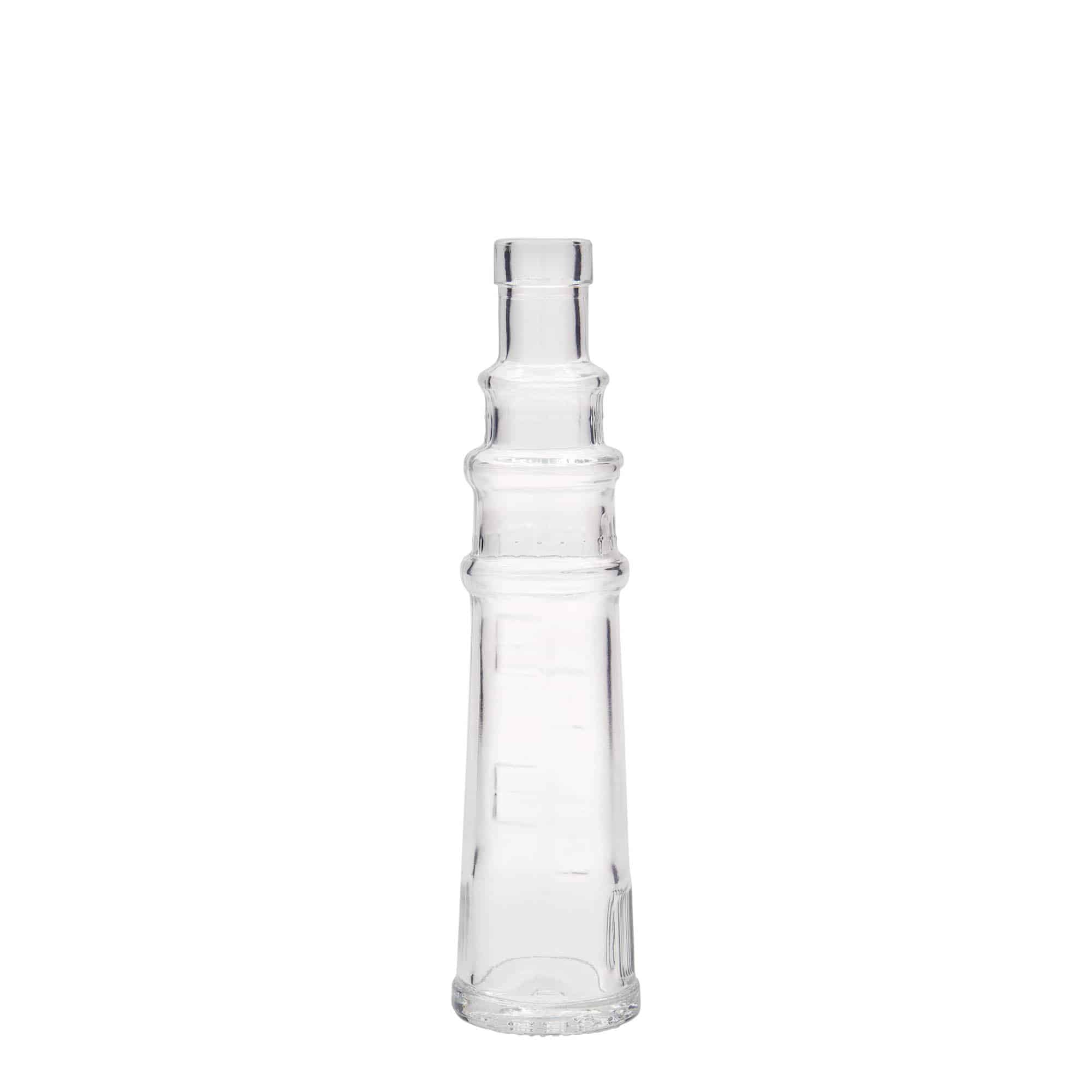 100 ml staklena flaša 'Leuchtturm', otvor: plutani čep