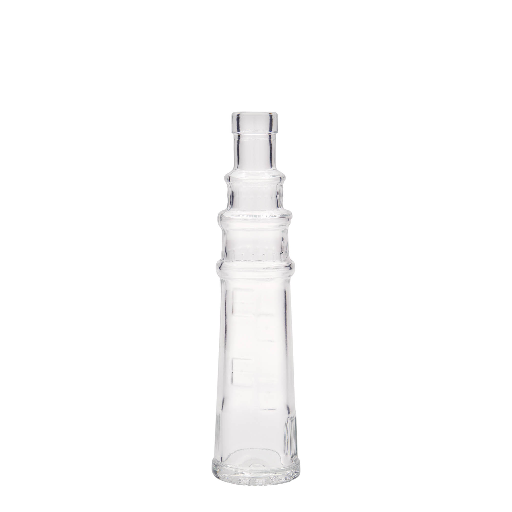 100 ml staklena flaša 'Leuchtturm', otvor: plutani čep 100 ml staklena flaša 'Leuchtturm', otvor: plutani čep