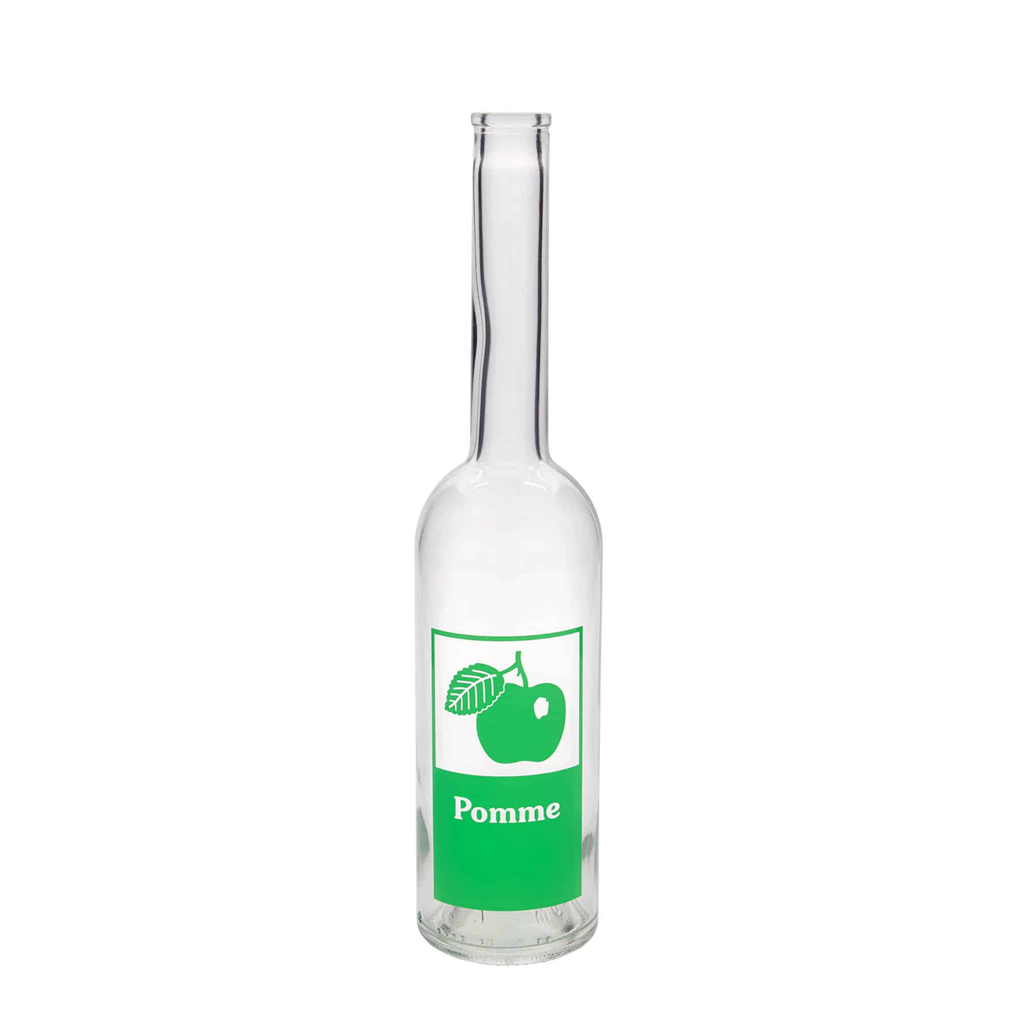 Staklena boca od 500 ml 'Opera', motiv: Pomme, otvor: Plutani čep Staklena boca od 500 ml 'Opera', motiv: Pomme, otvor: Plutani čep
