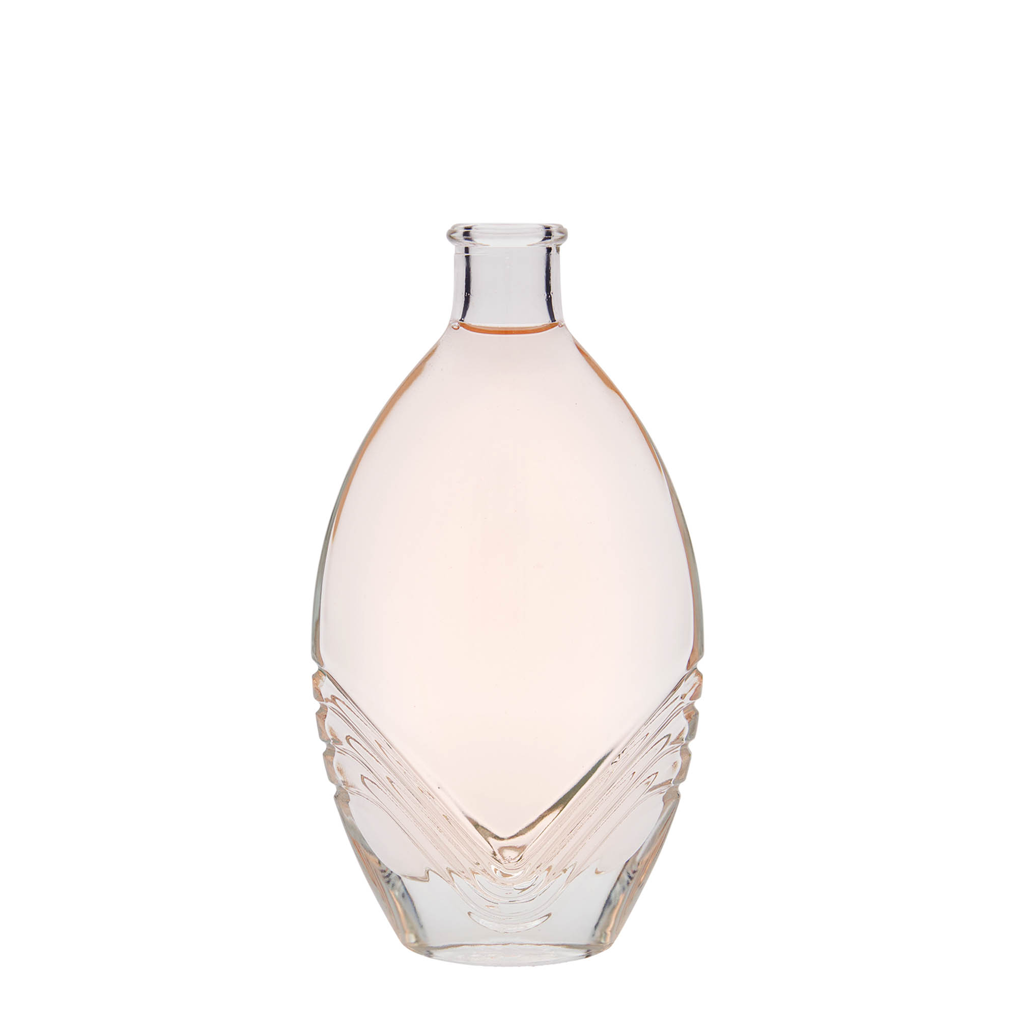 200 ml staklena boca 'Florence', ovalna, otvor: čep 200 ml staklena boca 'Florence', ovalna, otvor: čep