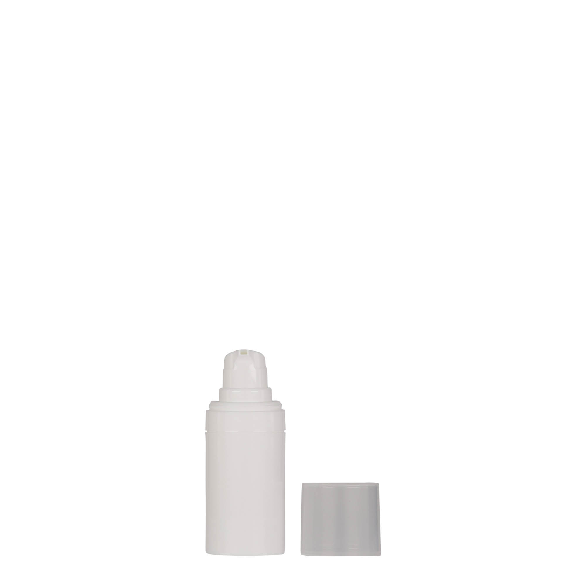 15 ml Airless dozer 'Micro', PP-plastika, beo