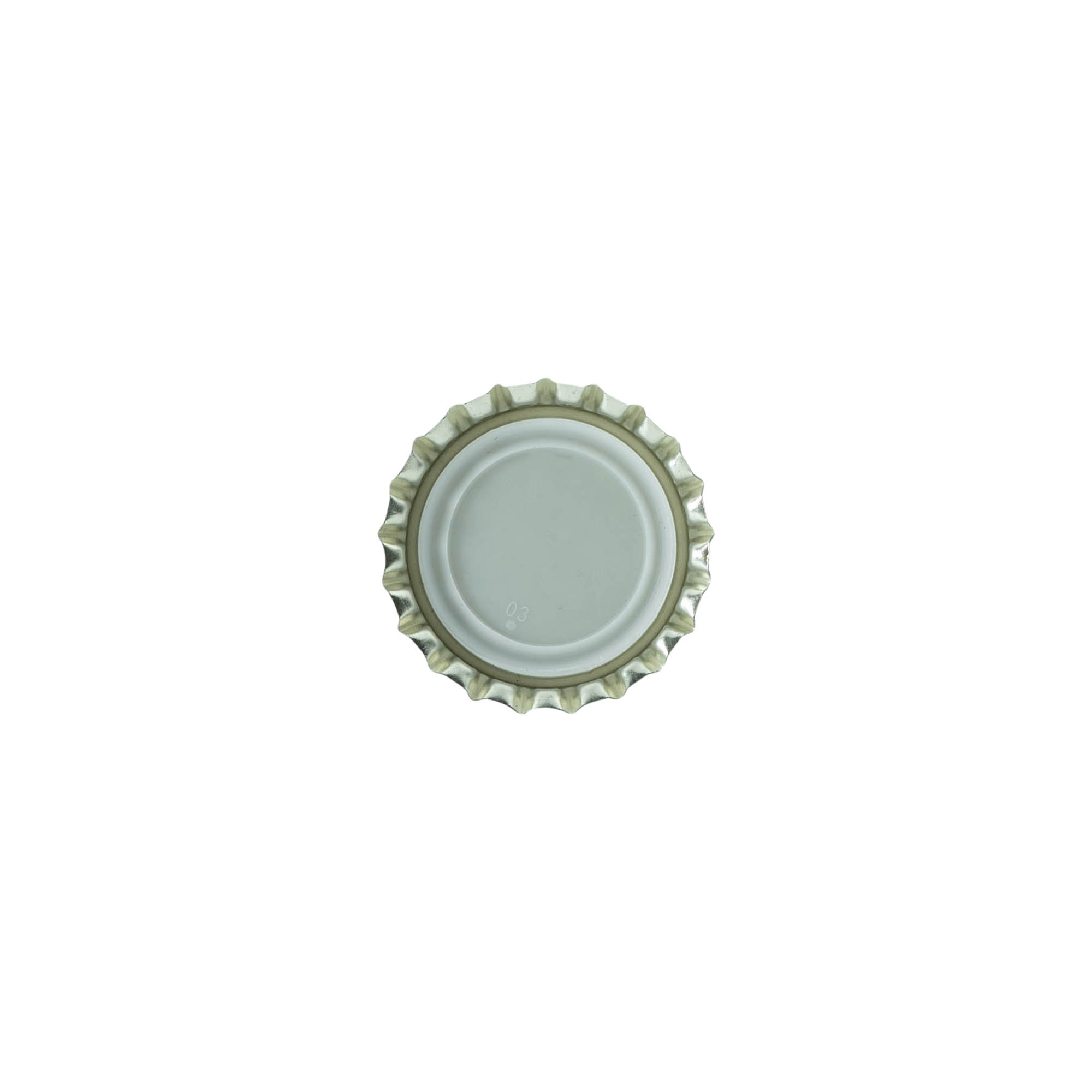 Čepovi za flaše 26 mm, metalni, crni