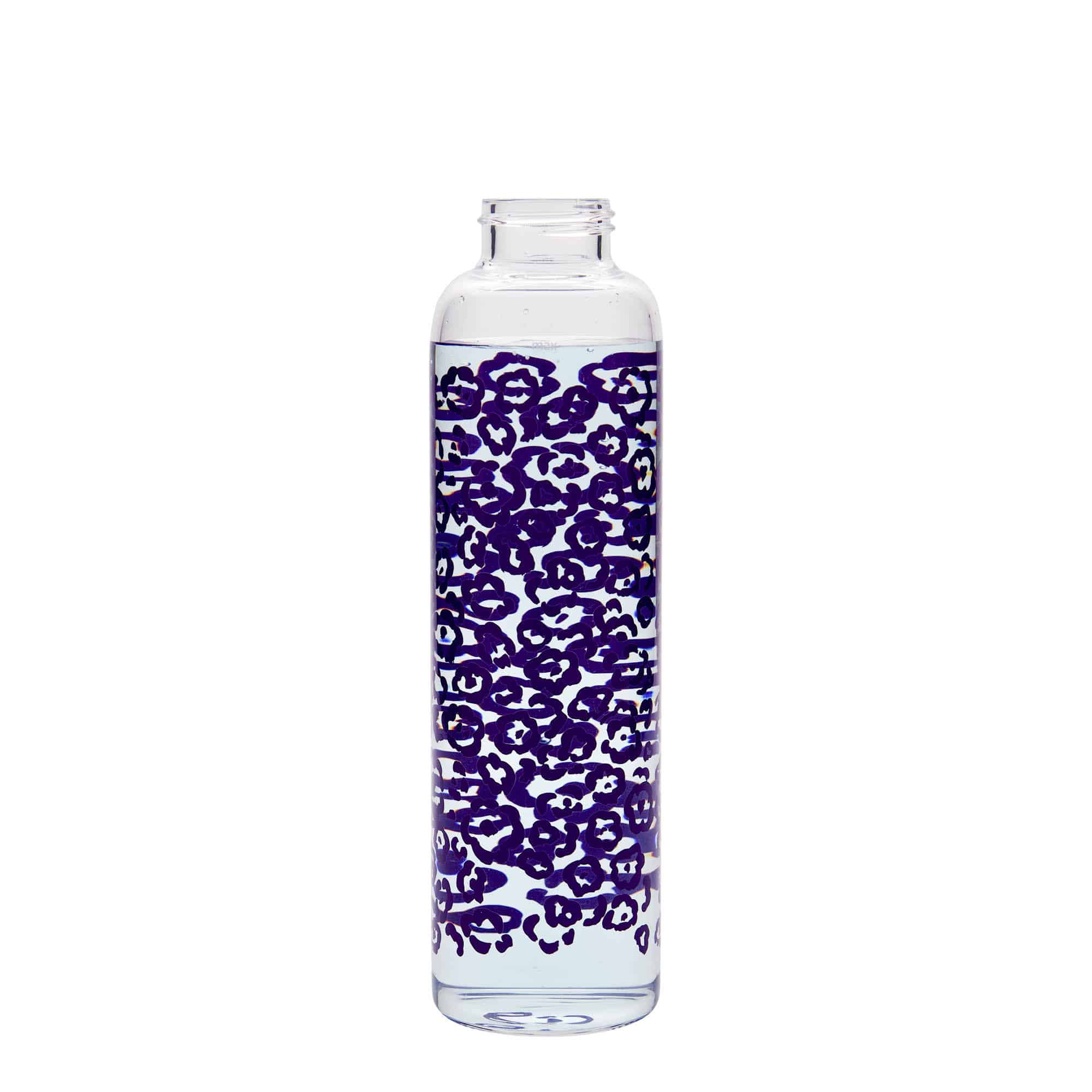 Boca za piće od 500 ml, 'Perseus', motiv: Ljubičasti cvetovi, otvor: Zatvarač sa navojem