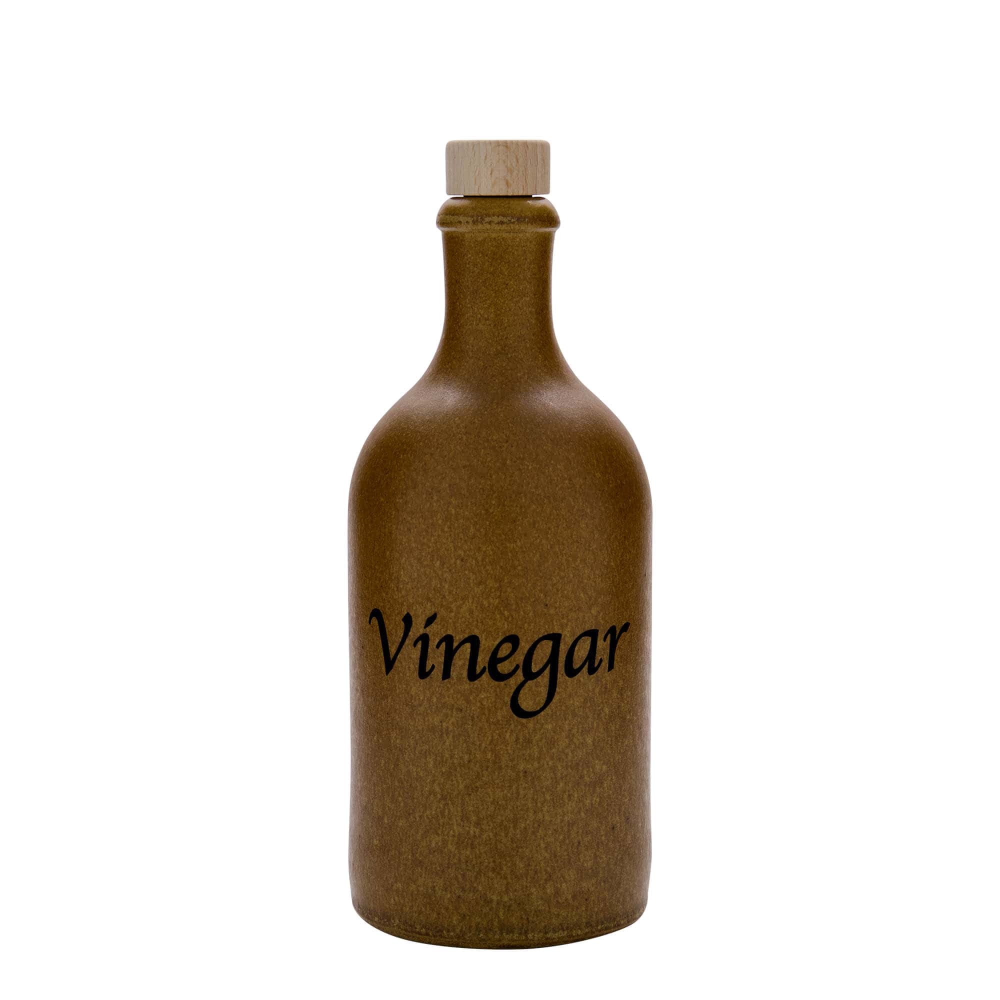 500 ml glineni vrč, motiv: sirće, kamenina, braon-kristal, otvor: čep