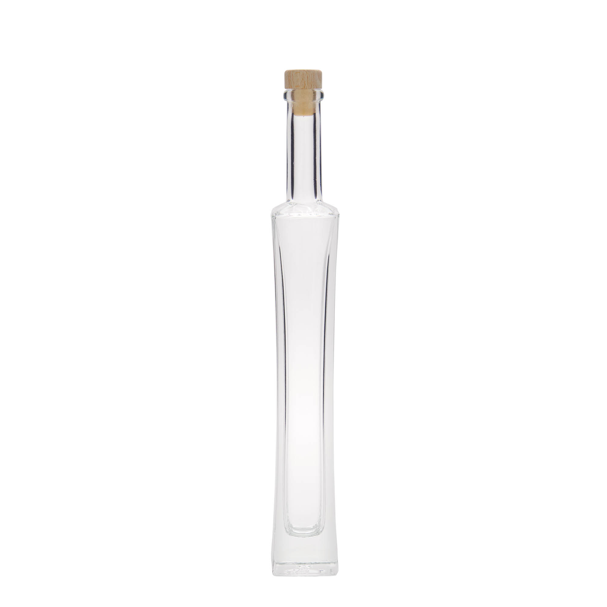 100 ml staklena boca 'Koko', kvadratna, otvor: čep 100 ml staklena boca 'Koko', kvadratna, otvor: čep