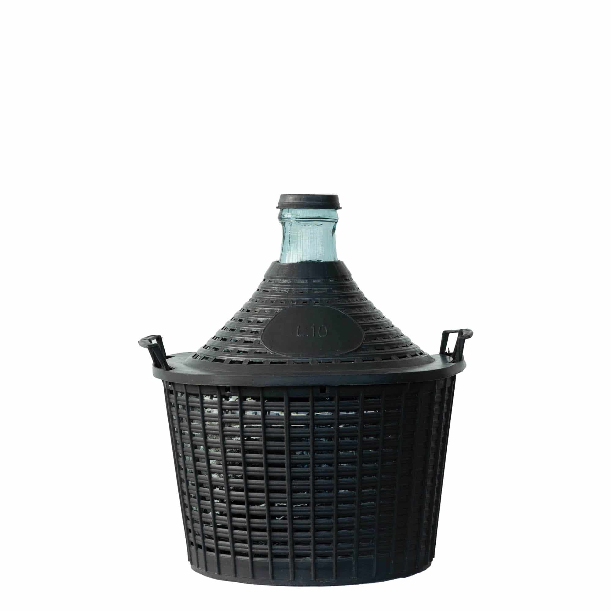 Balon boca od 10 l sa uskim grlom, staklo, otvor: Kupolasti poklopac Balon boca od 10 l sa uskim grlom, staklo, otvor: Kupolasti poklopac